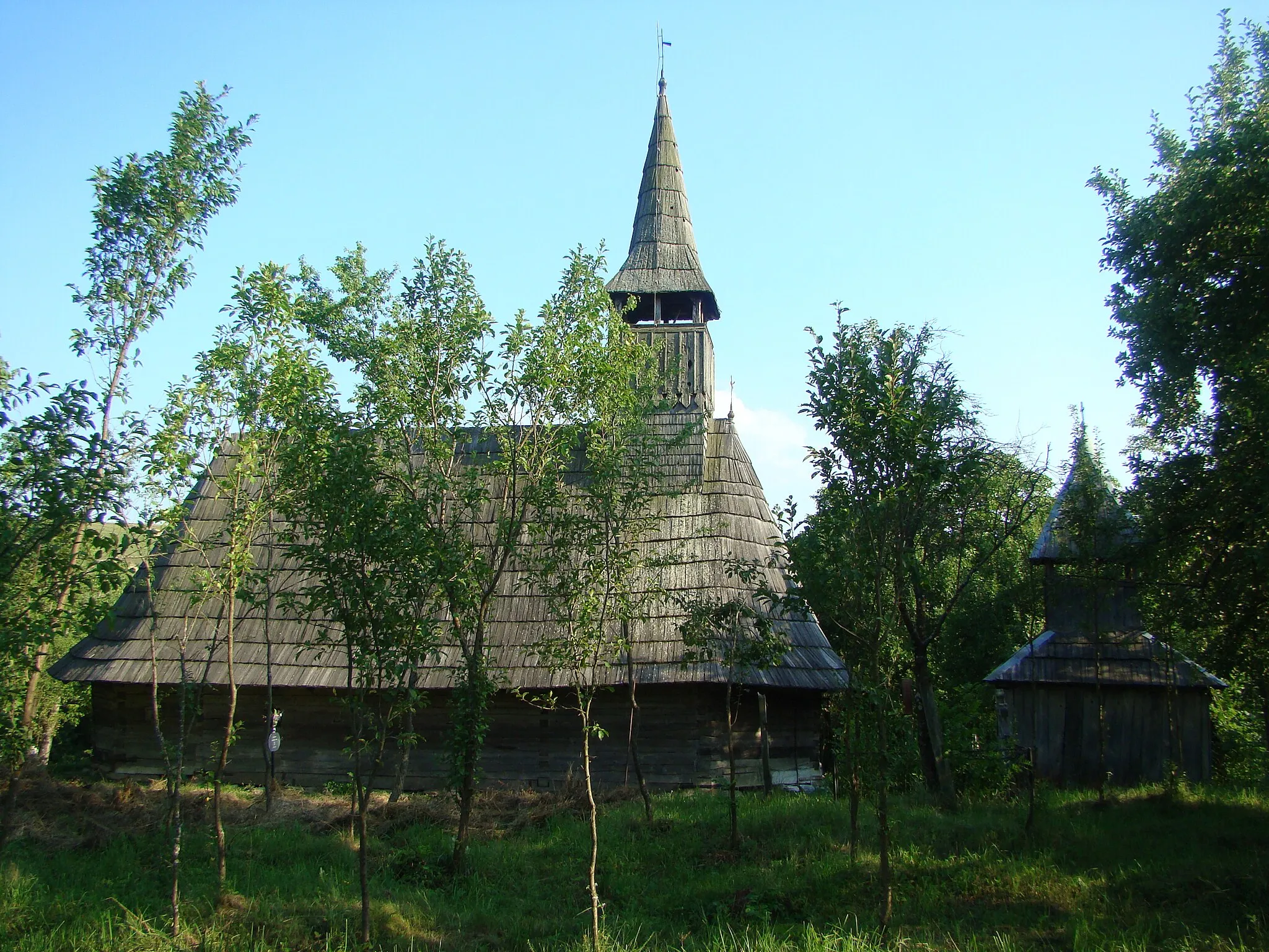 Photo showing: Biserica de lemn din Sălcuța