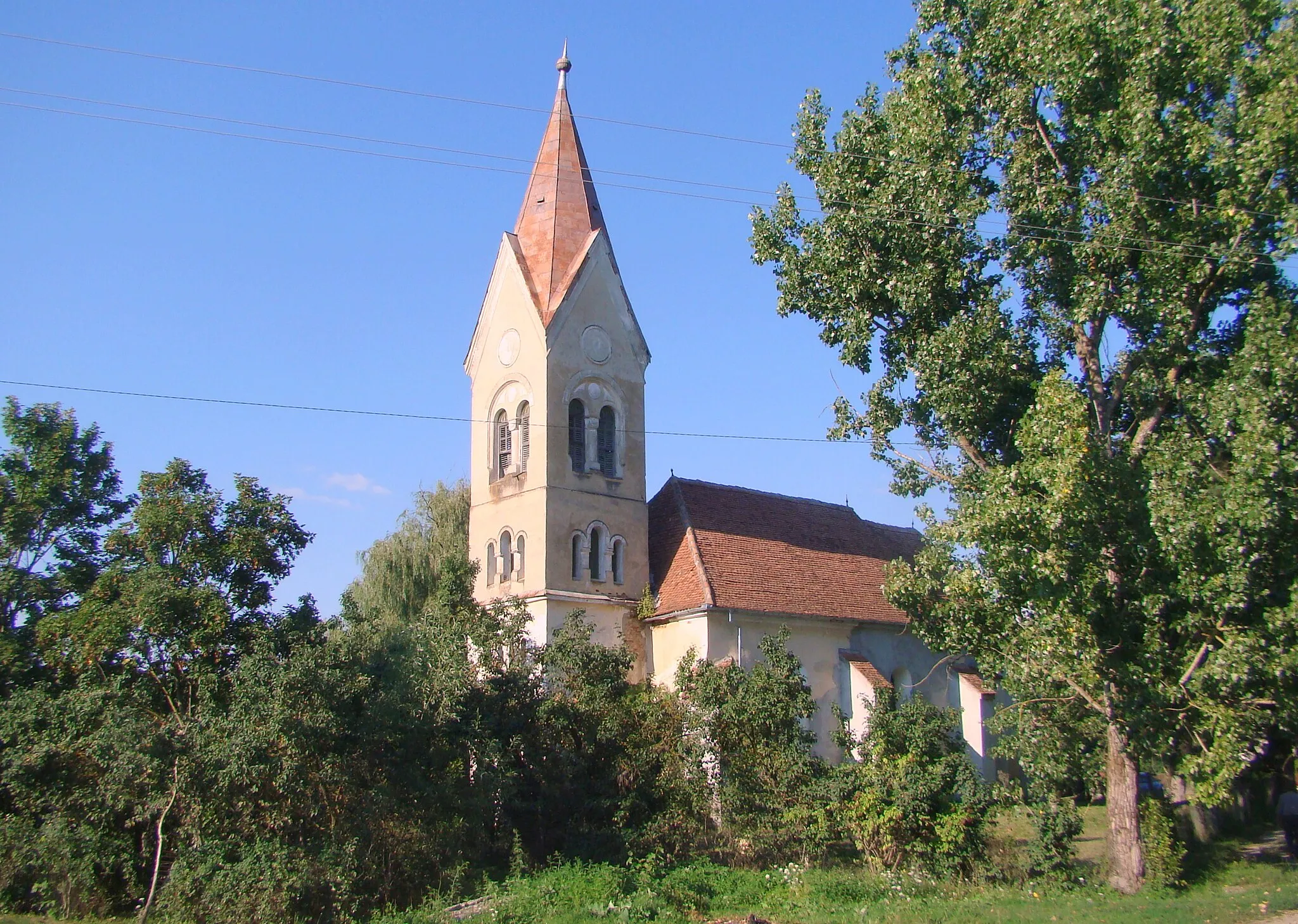Photo showing: Lutheran church in Posmuș, Bistrița-Năsăud county, Romania