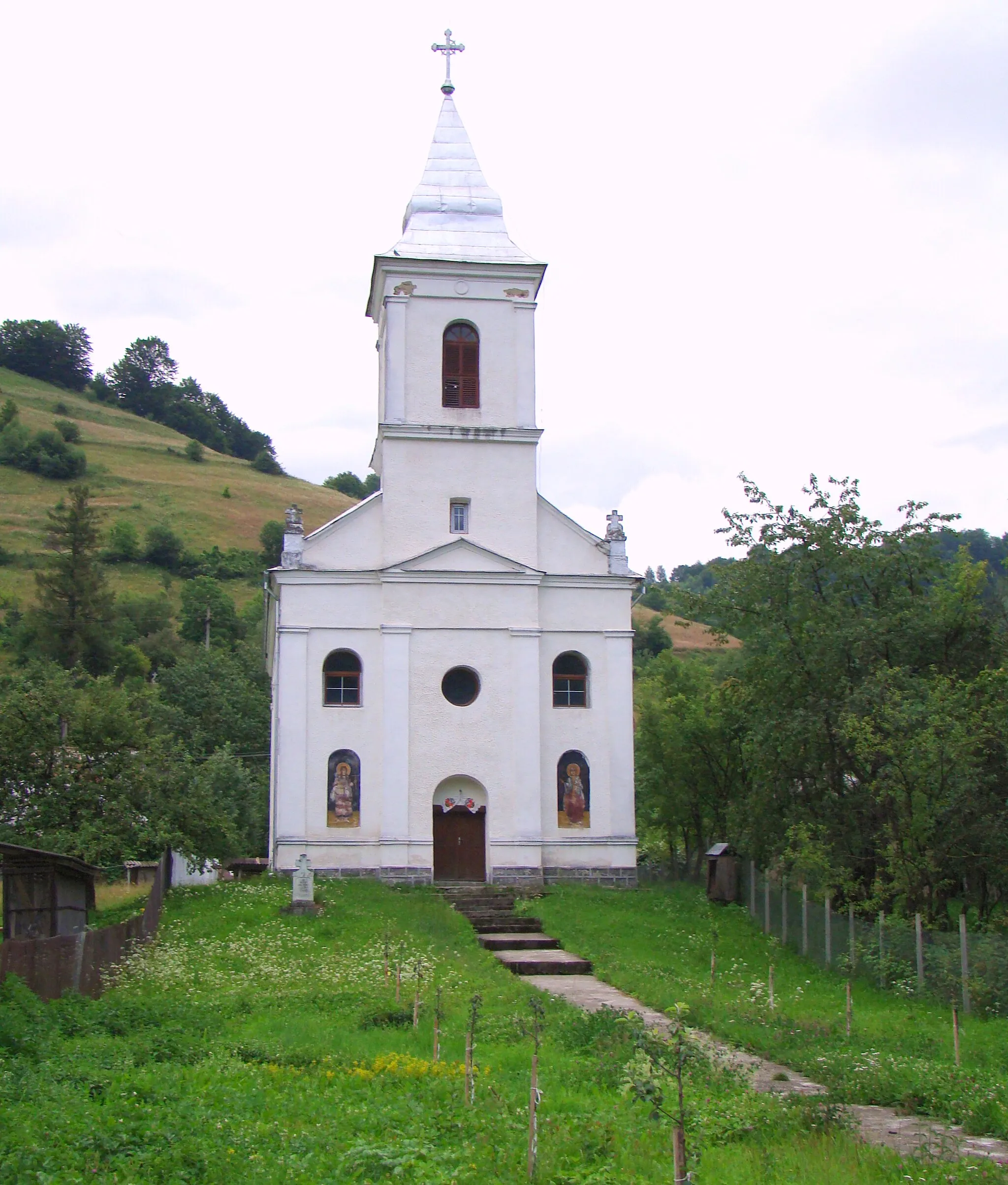 Photo showing: Biserica ortodoxă din Poienile Zagrei