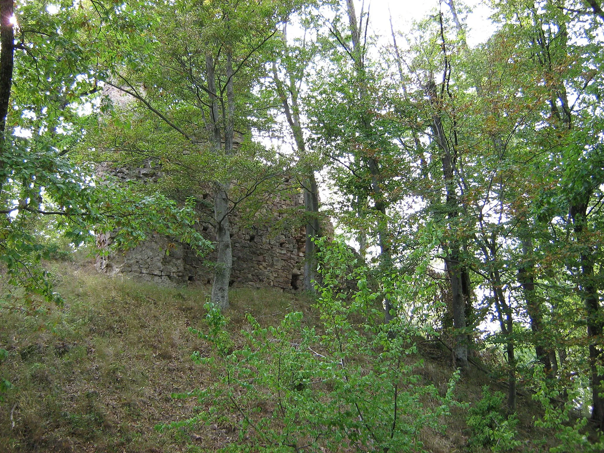 Photo showing: Bélavar castle, Bihor county, Roumanie