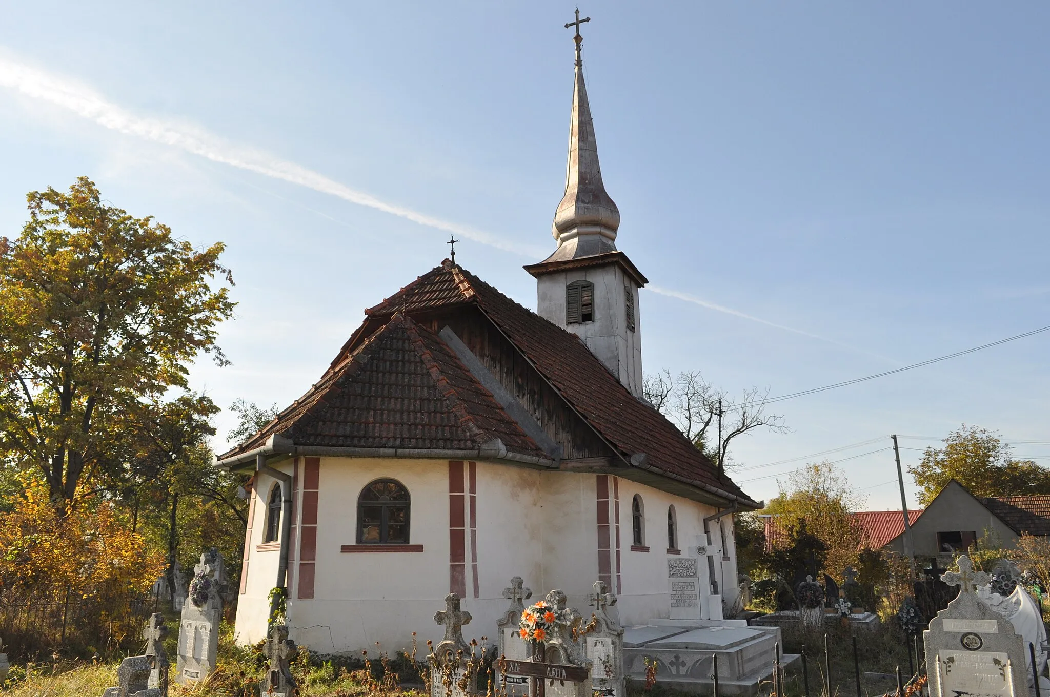 Photo showing: Biserica de lemn „Sf.Mare Mucenic Gheorghe” din Gurani, județul Bihor