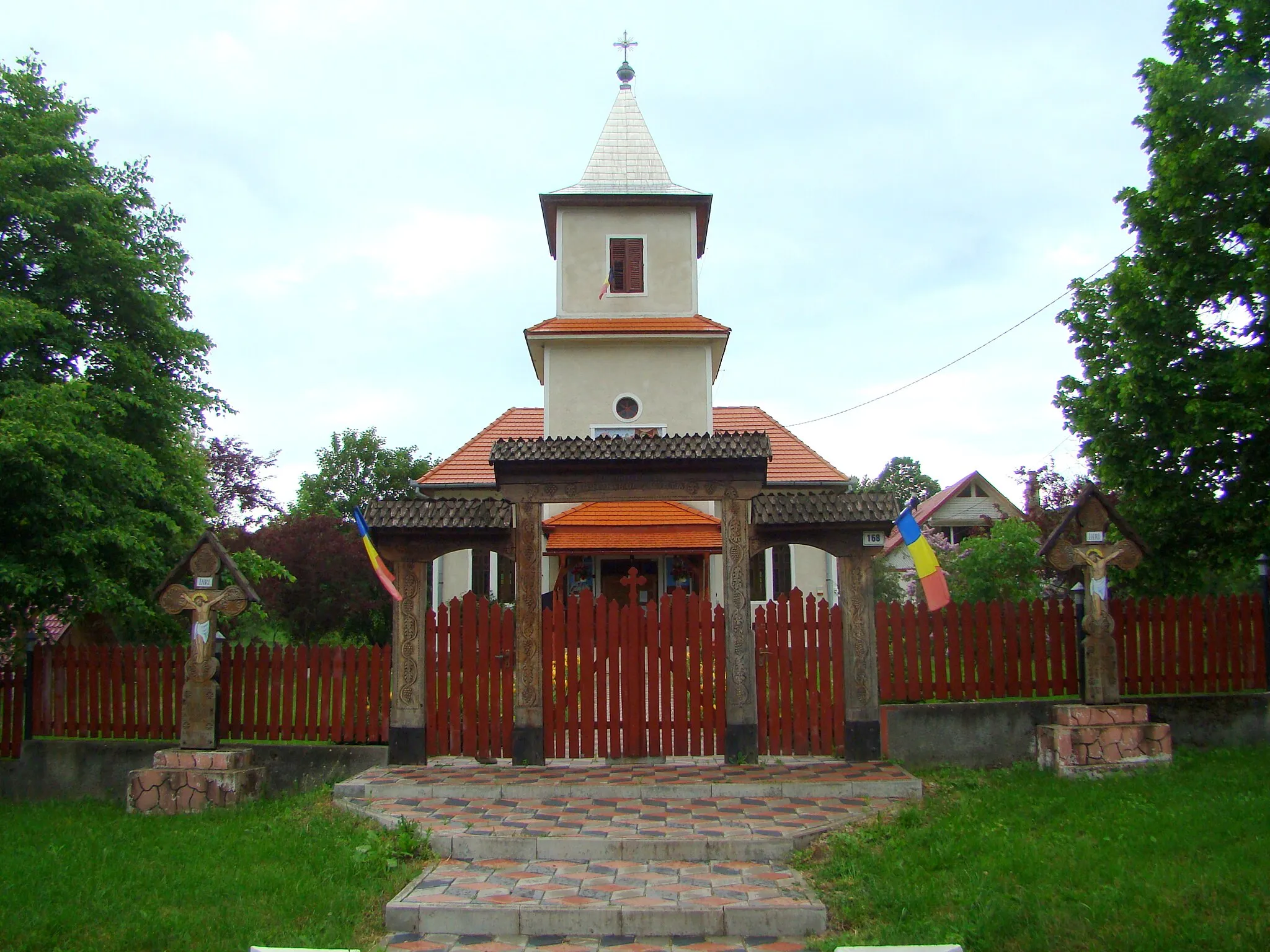 Photo showing: Orthodox church in Uila, Mureș County, Romania