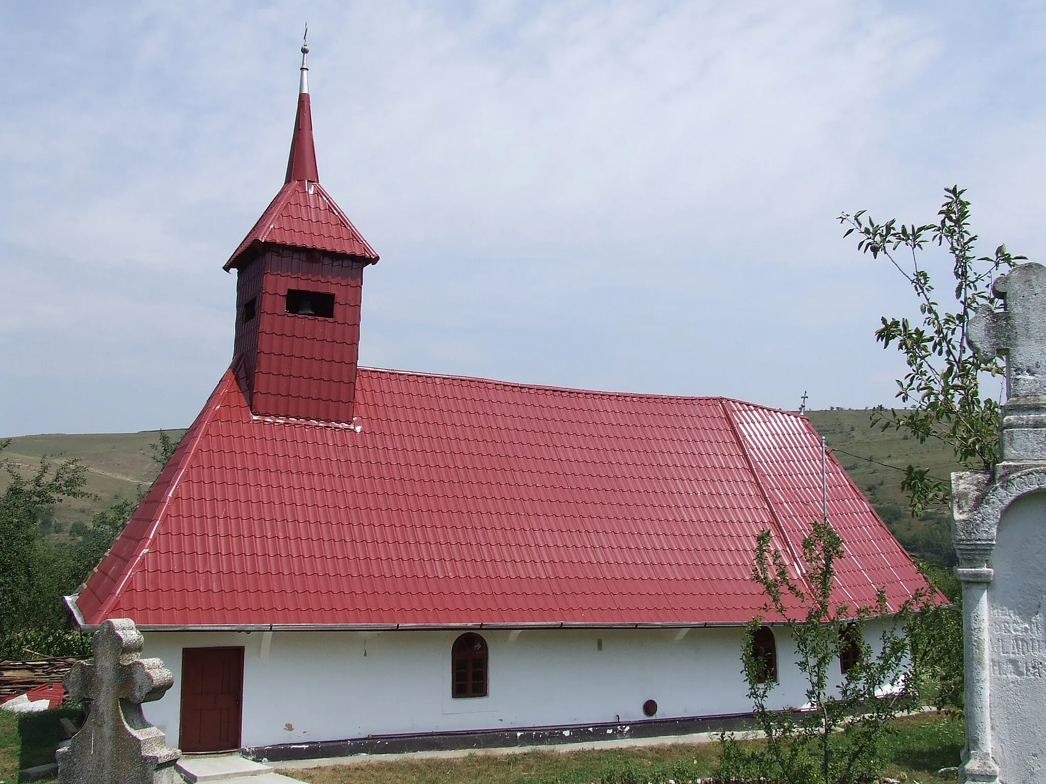 Photo showing: Biserica de lemn din Grindeni, judeţul Mureş.