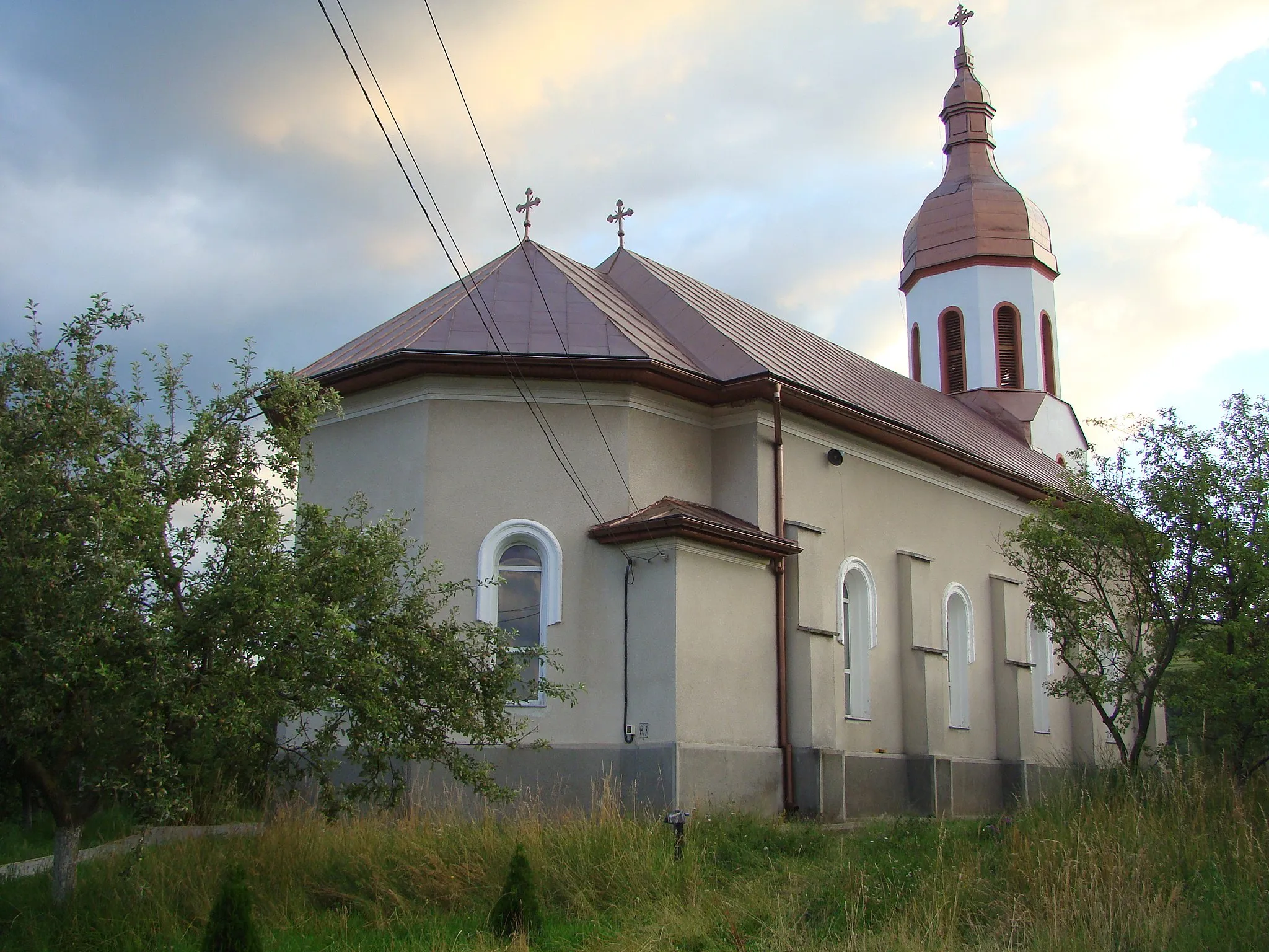 Photo showing: Orthodox church in Săcel, Cluj County, Romania