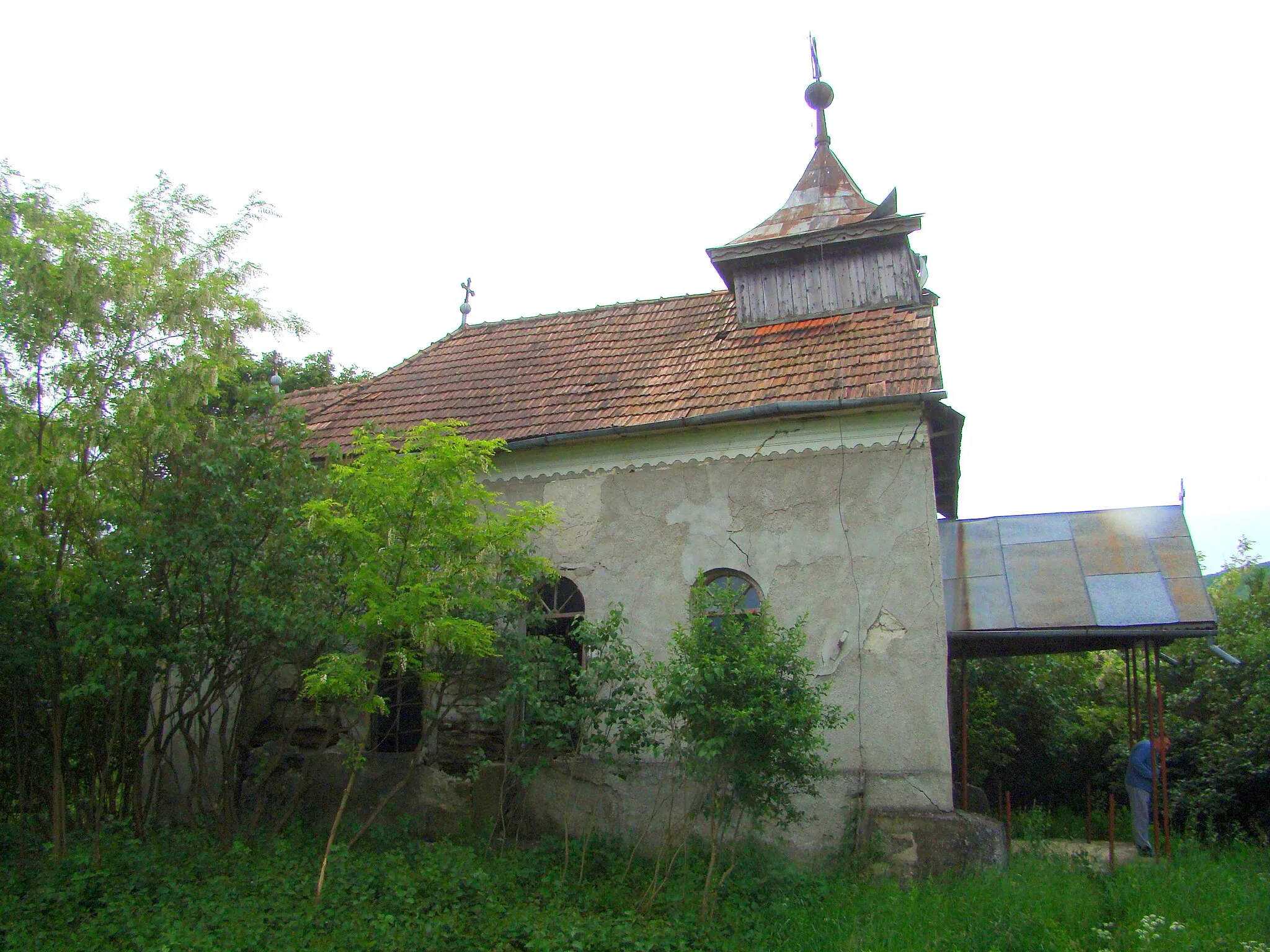 Photo showing: Wooden church in Vișea, Cluj County, Romania