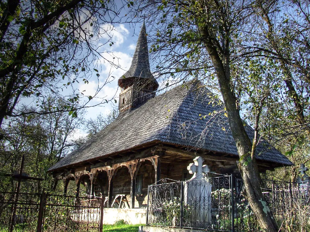 Photo showing: Biserica de lemn din Sâmboieni (Biserici de lemn din Cluj)