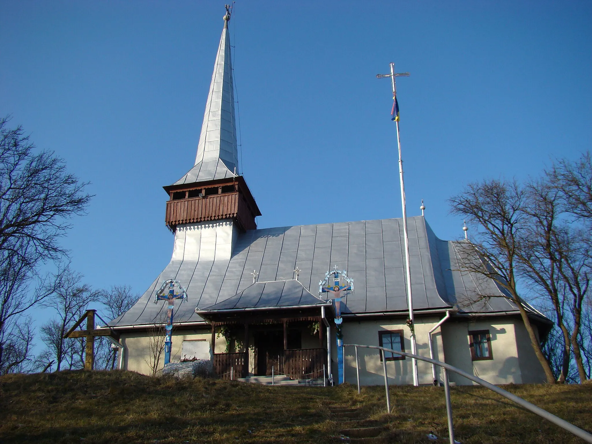 Photo showing: Biserica de lemn din Mihăiești