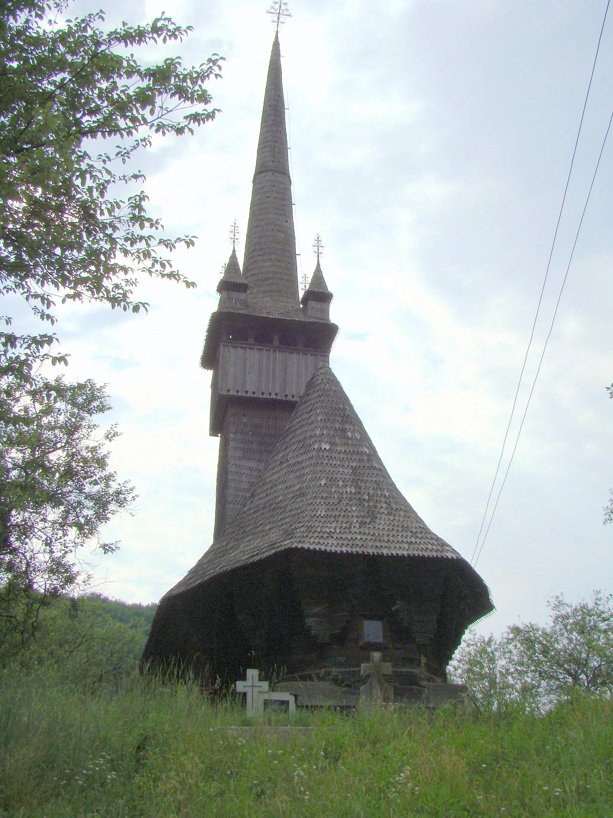Photo showing: Biserica de lemn din Inău
