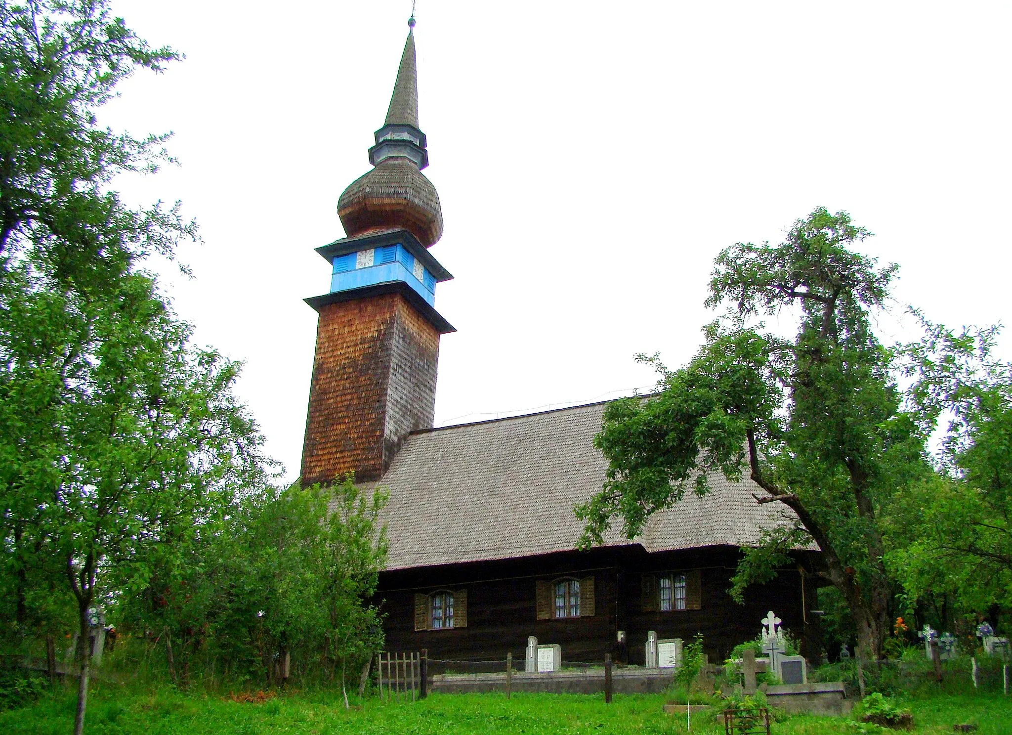 Photo showing: Biserica de lemn „Nașterea Maicii Domnului”, sat Lăschia; comuna Copalnic-Mănăștur	133	1868