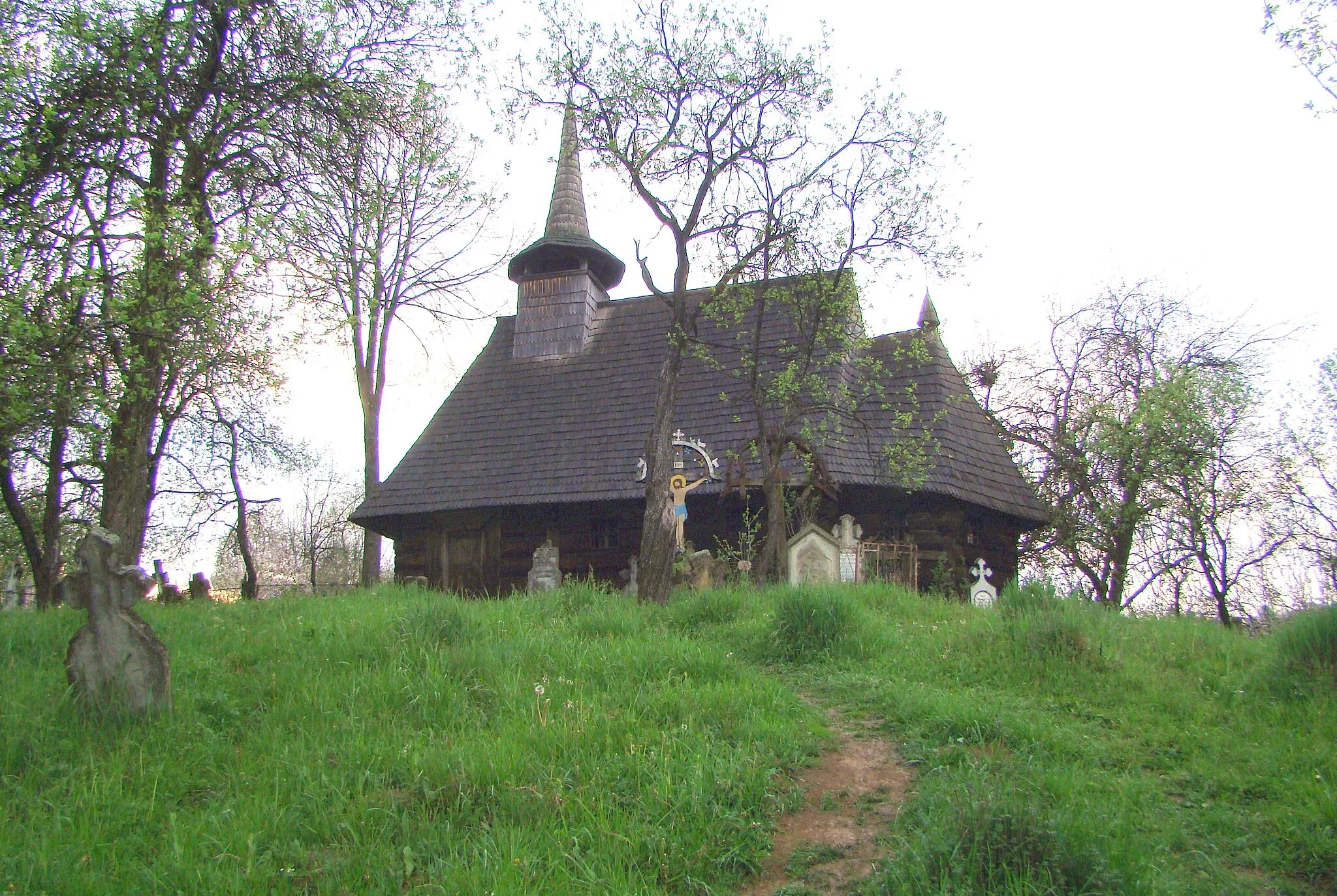 Photo showing: Biserica de lemn „Sf.Dumitru” din Larga, județul Maramureș