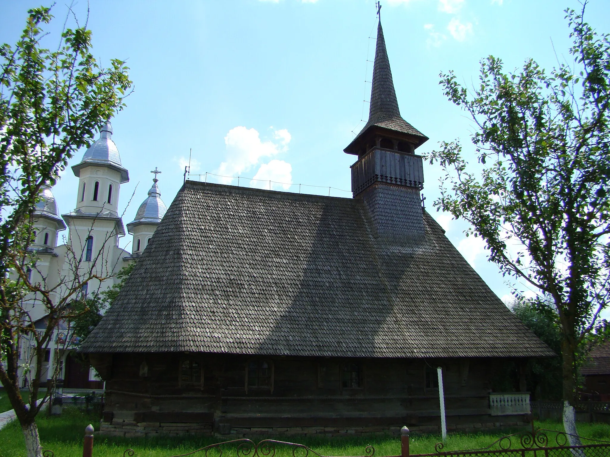 Photo showing: Biserica de lemn din Vălenii Șomcutei