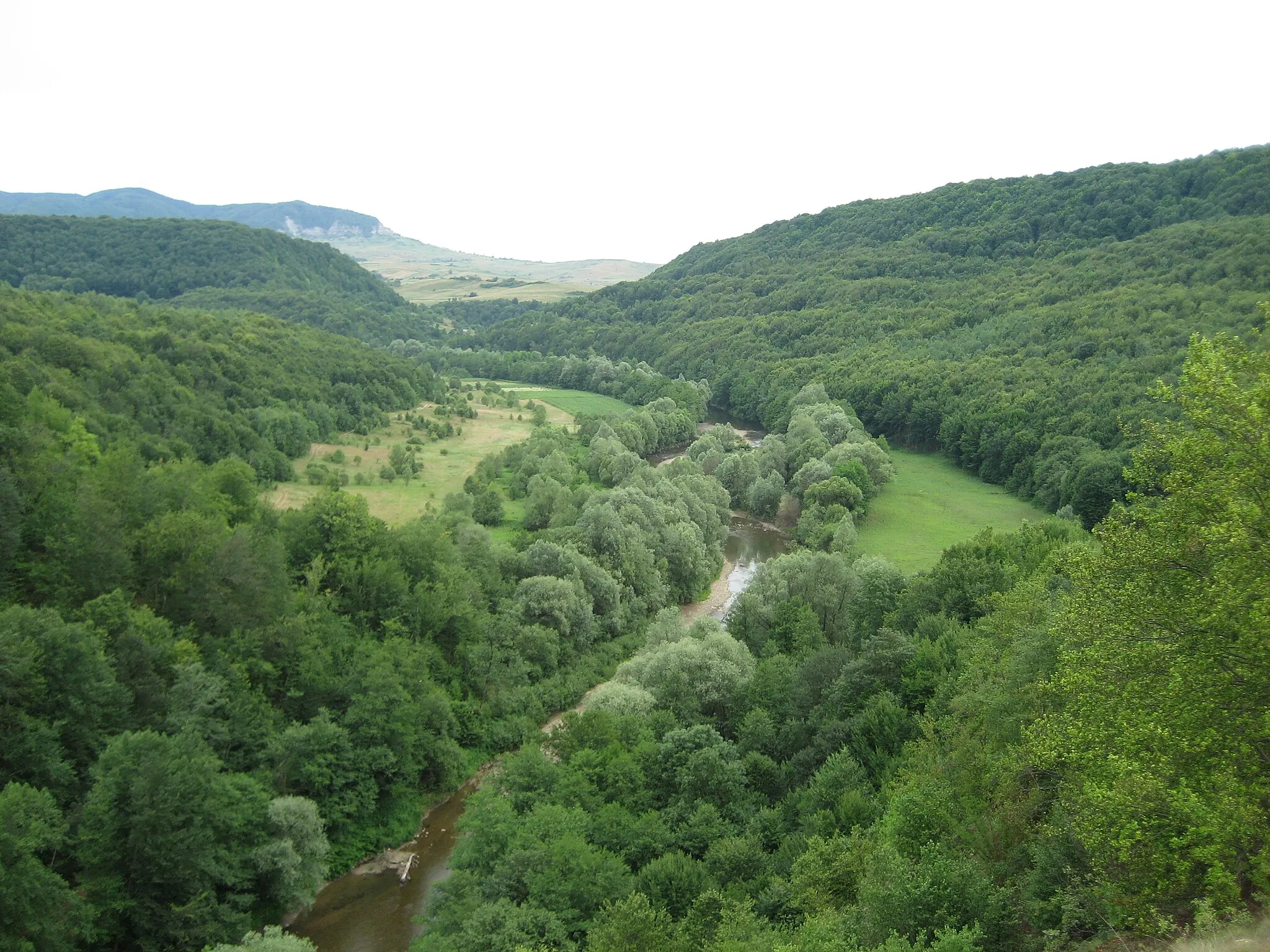 Photo showing: În cheile Lapușului, vedere de pe Cetate.