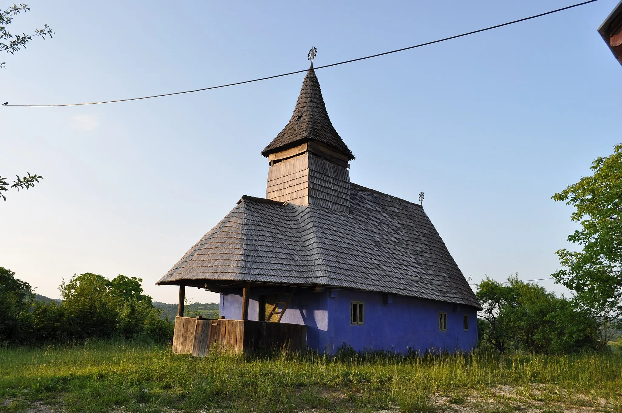 Photo showing: Biserica de lemn "Sfinții Împăraţi"  din Aspra