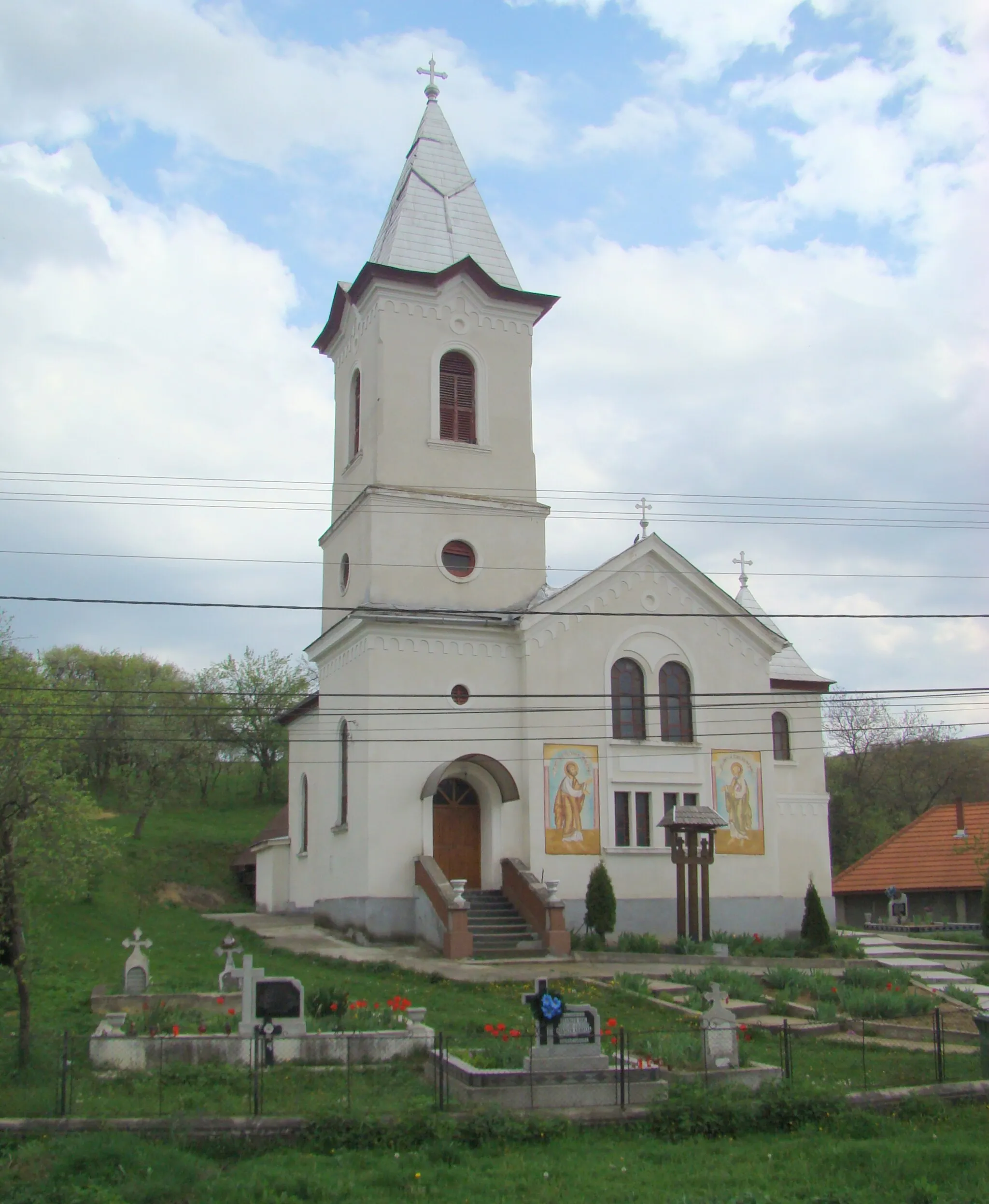 Photo showing: Orthodox church in Bozna, Sălaj county, Romania