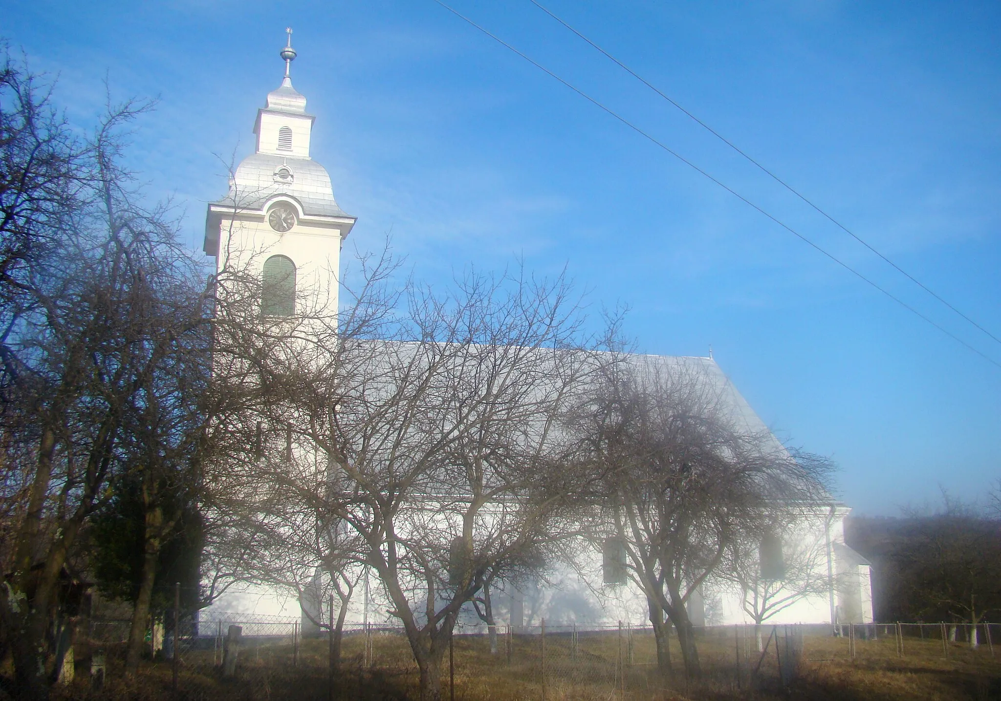 Photo showing: Reformed church in Doba Mică, Sălaj County, Romania