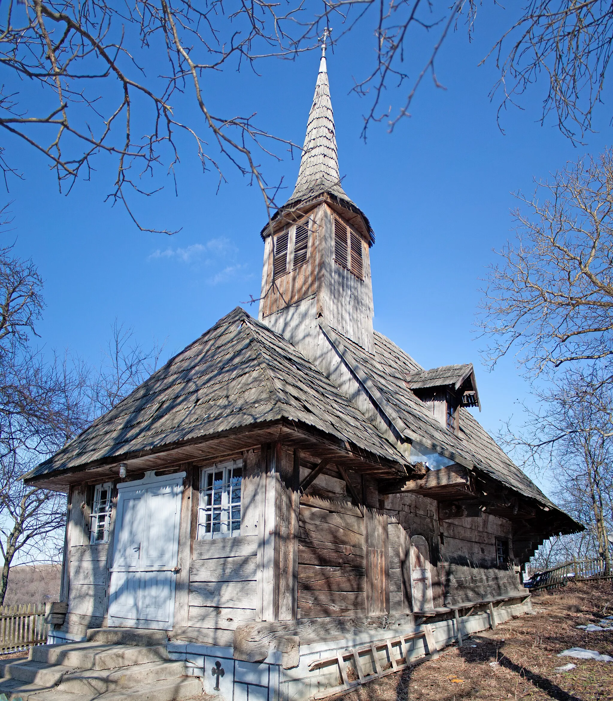 Photo showing: Biserica de lemn din Bocșița, județul Sălaj.