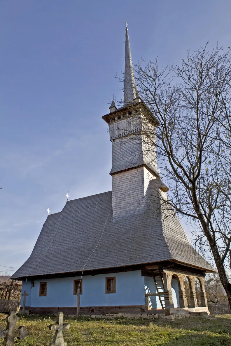 Photo showing: Biserica de lemn (1813) din Lozna, judeţul Sălaj.