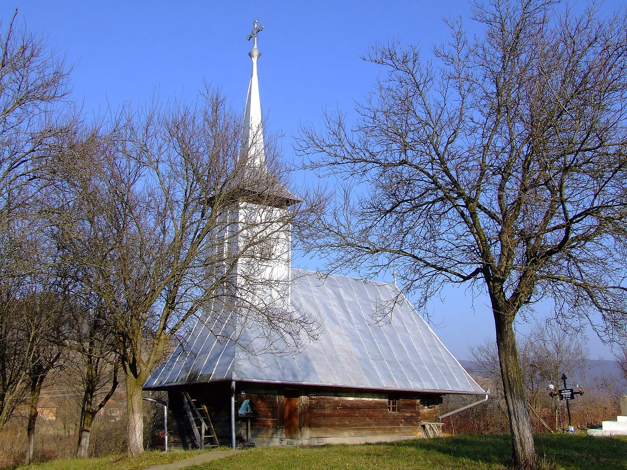 Photo showing: Biserica de lemn din Bârsa