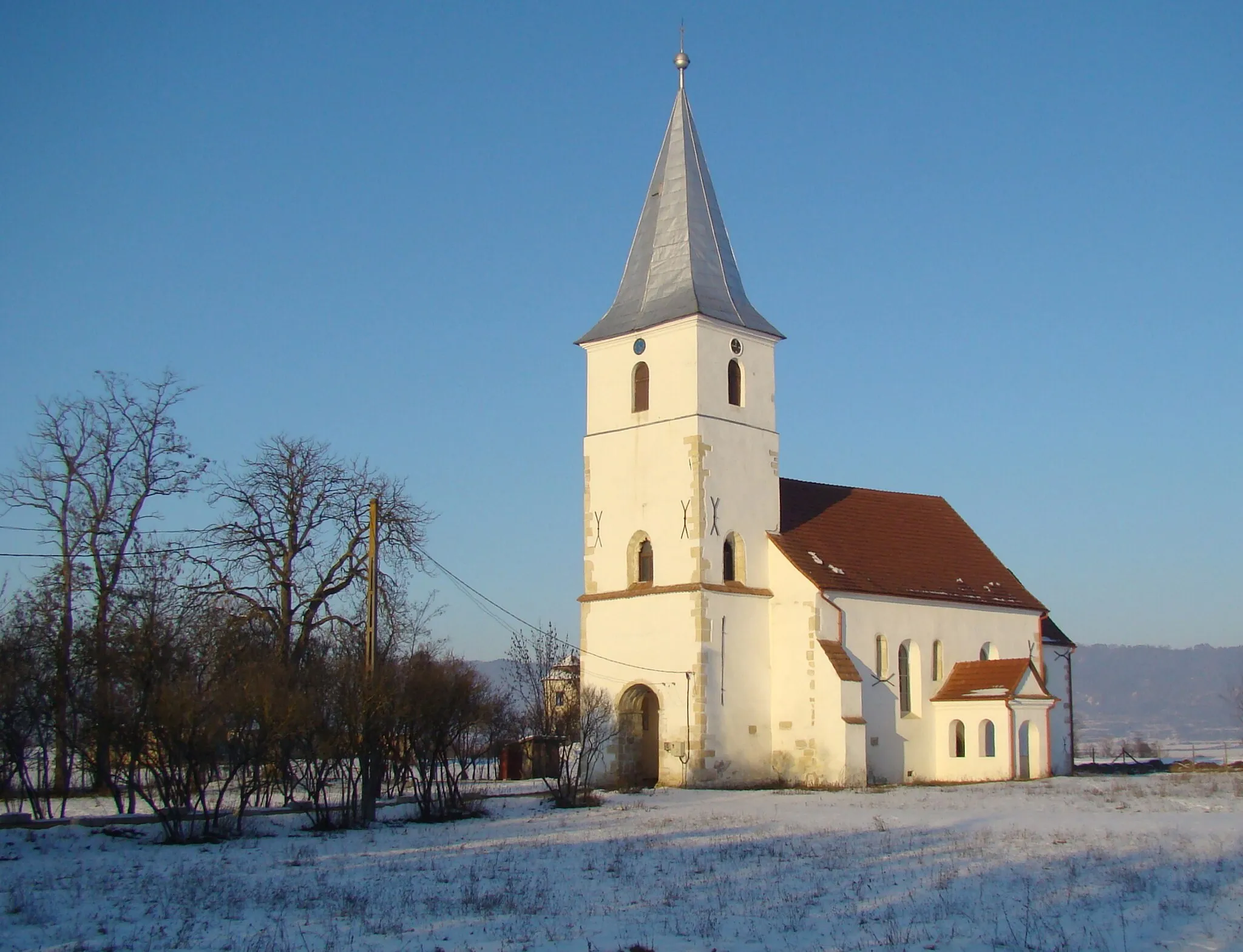 Photo showing: Biserica reformată, sat Luncani; comuna Luna, județul Cluj