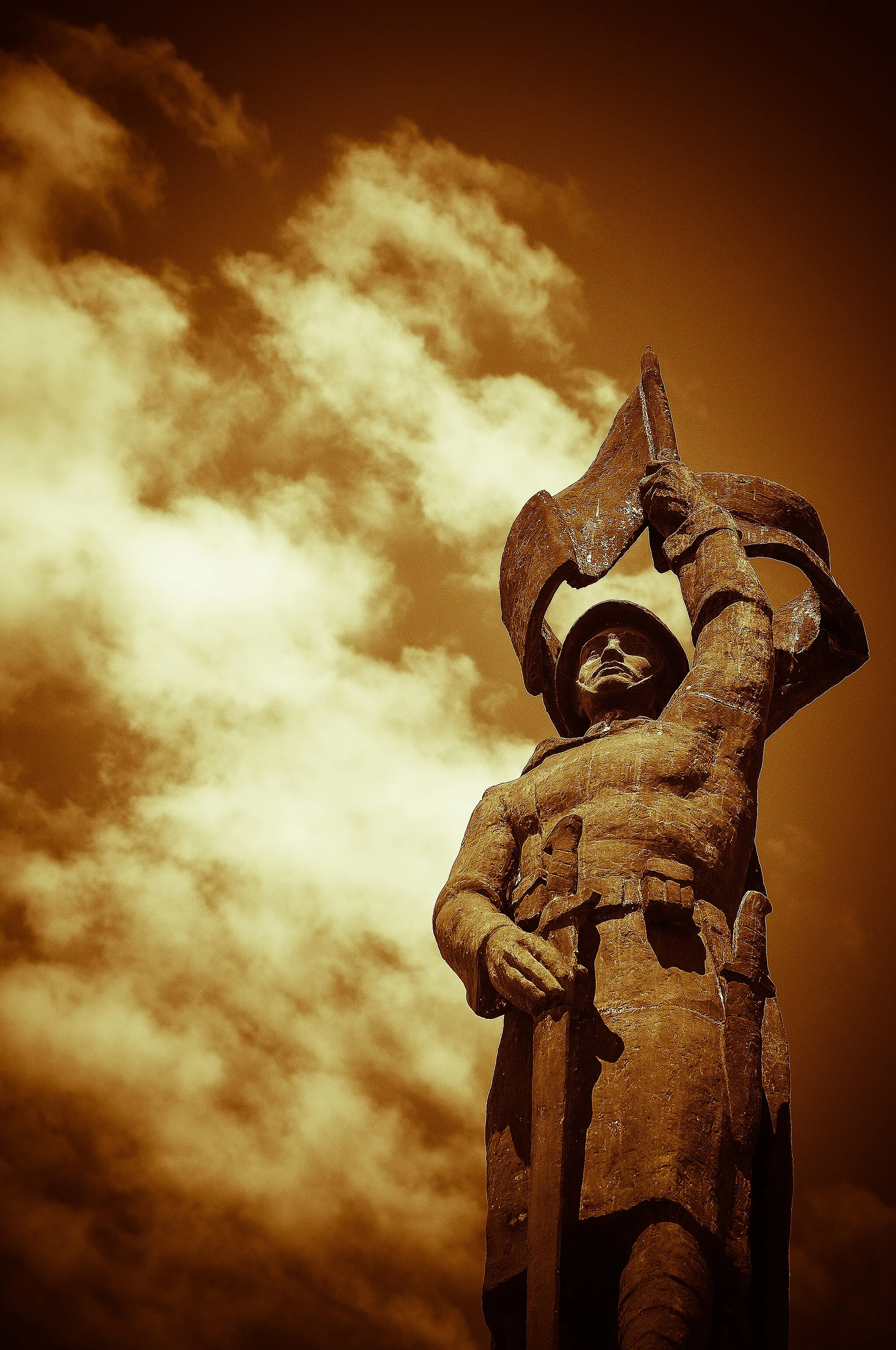 Photo showing: Monumentul Primului Război Mondial (1916-1918). Oraș Adjud.

This is a photo of a historic monument in județul Vrancea, classified with number VN-IV-m-B-06611.