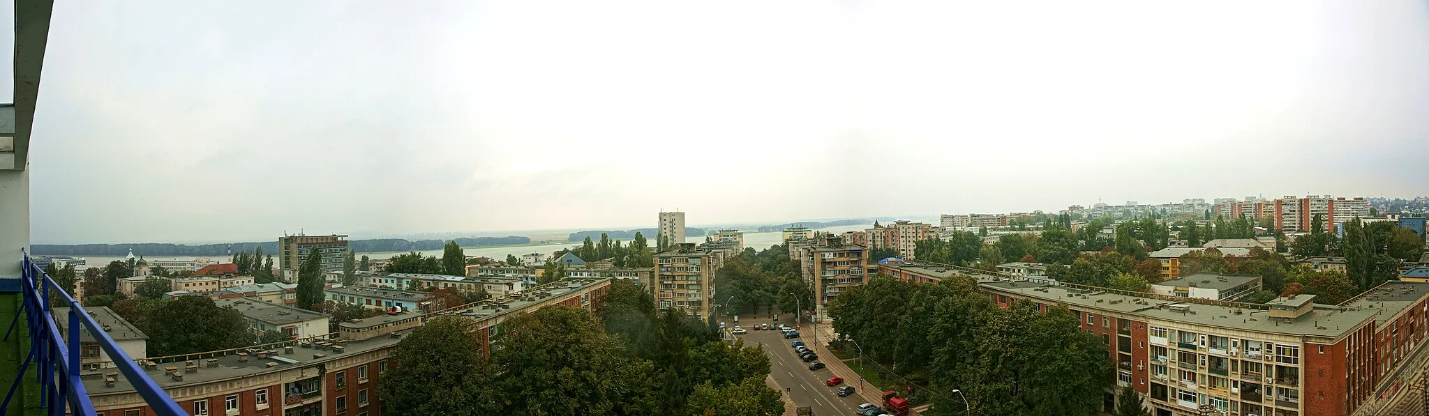 Photo showing: View from Hotel Galati PANORAMA - Vedere din hotelul Galati PANORAMA