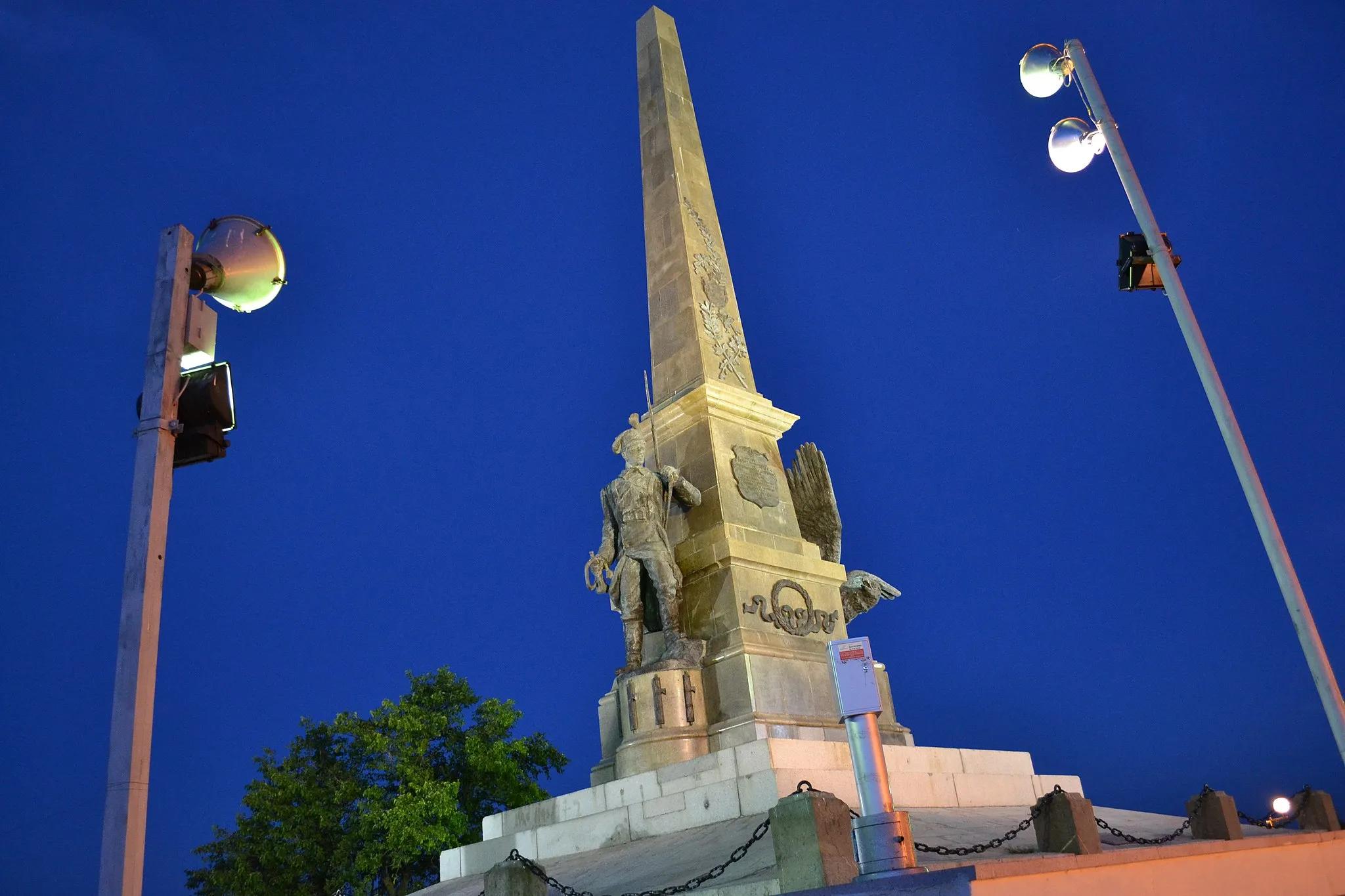 Photo showing: Monumentul Independentei de pe colnicul Hora din Tulcea.