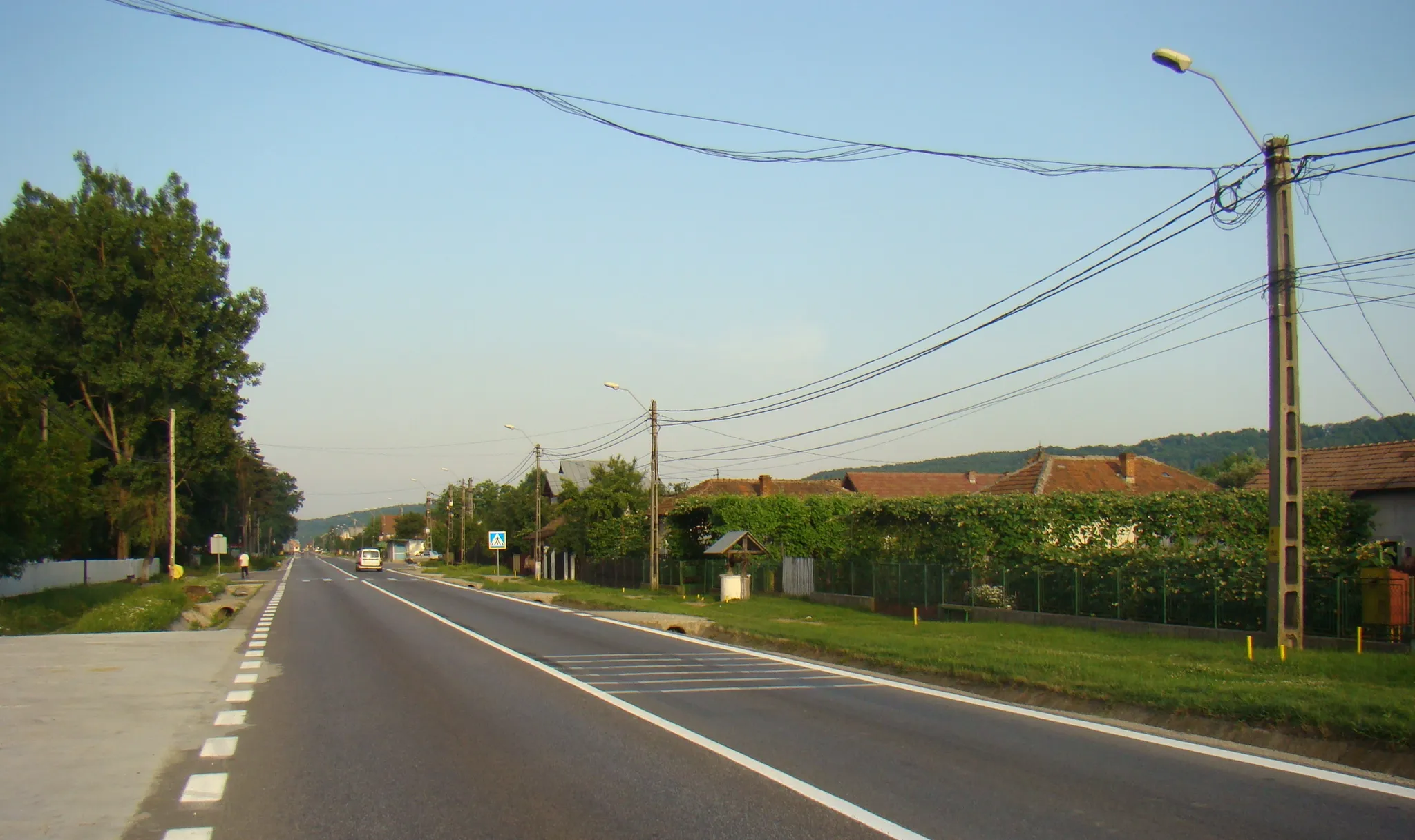 Photo showing: E81 road at Valea Ursului, Arges county, Romania