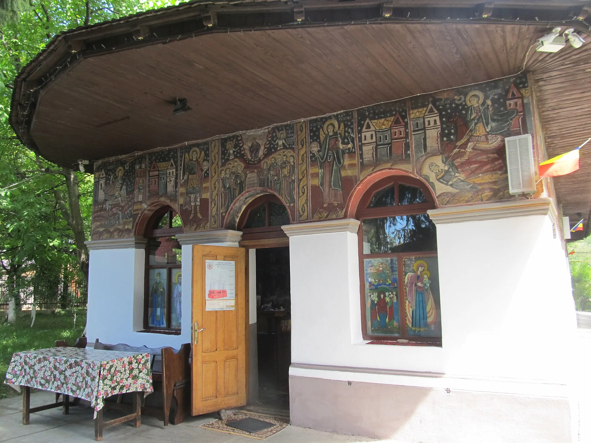 Photo showing: Biserica „Înălțarea Domnului” de la Cornu de Sus a fostului schit al lui Drăghici Spătarul