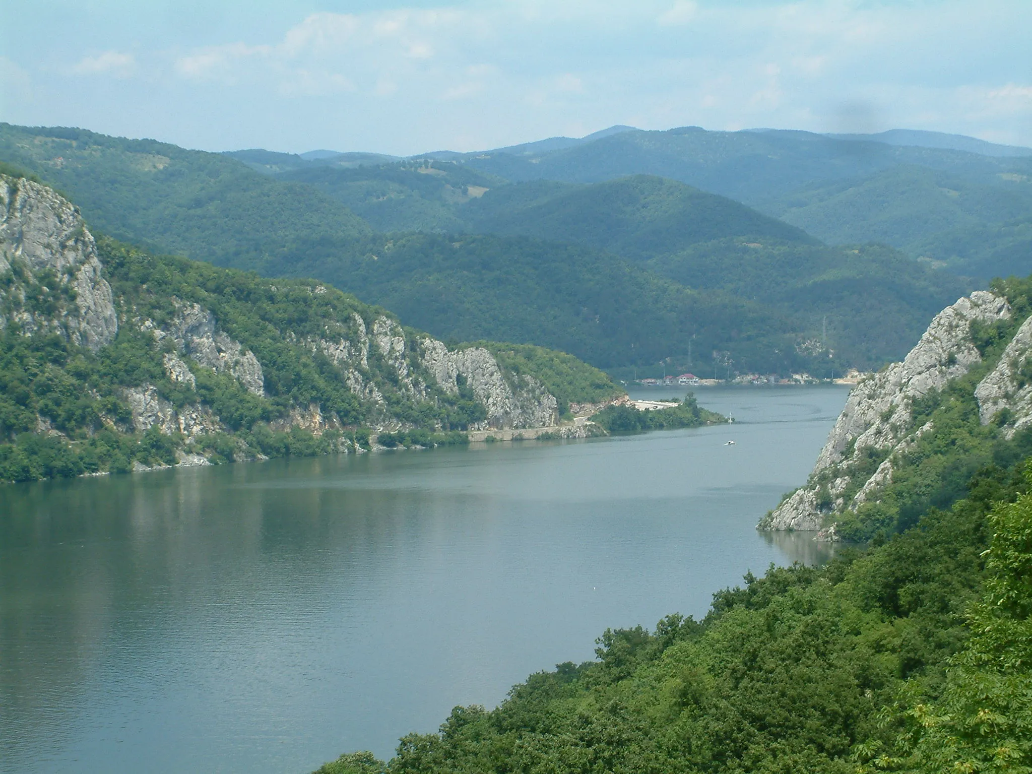 Photo showing: Kazán szoros Szerbiából nézve