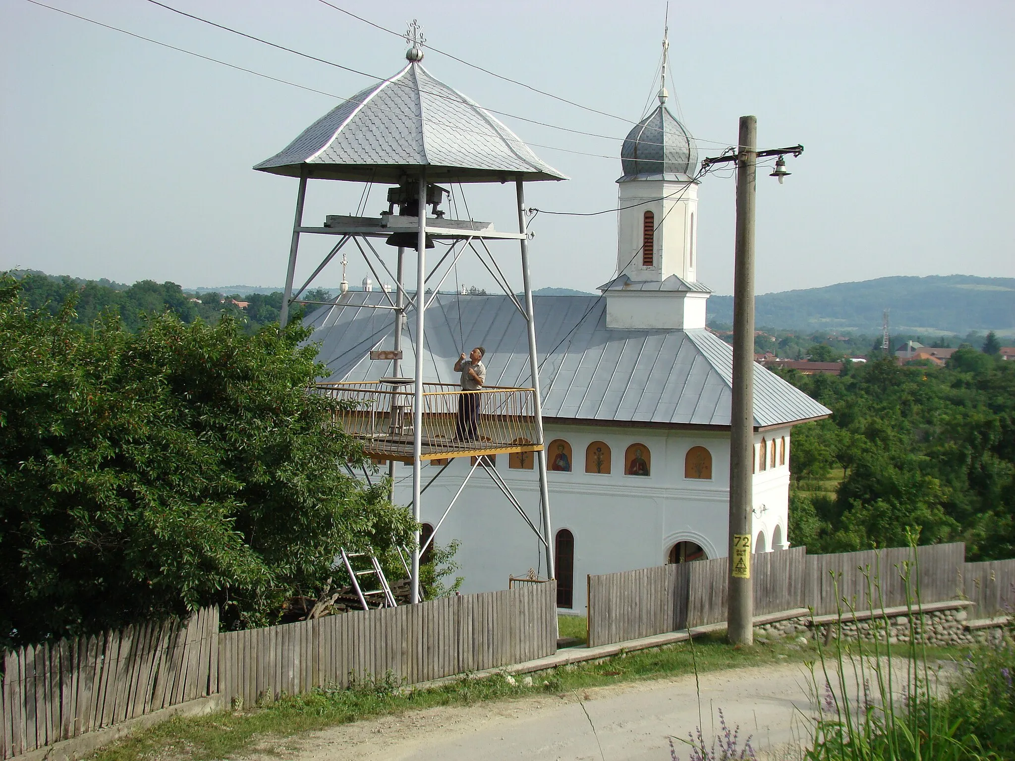 Photo showing: Biserica nouă din Novaci-Români, județul Gorj
