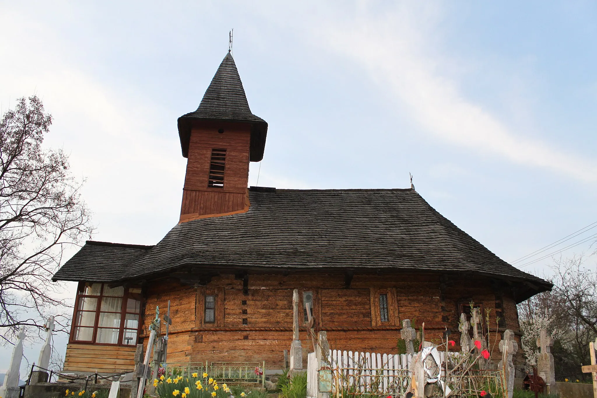 Photo showing: Biserica de lemn din Valea Faurului, judeţul Argeş.