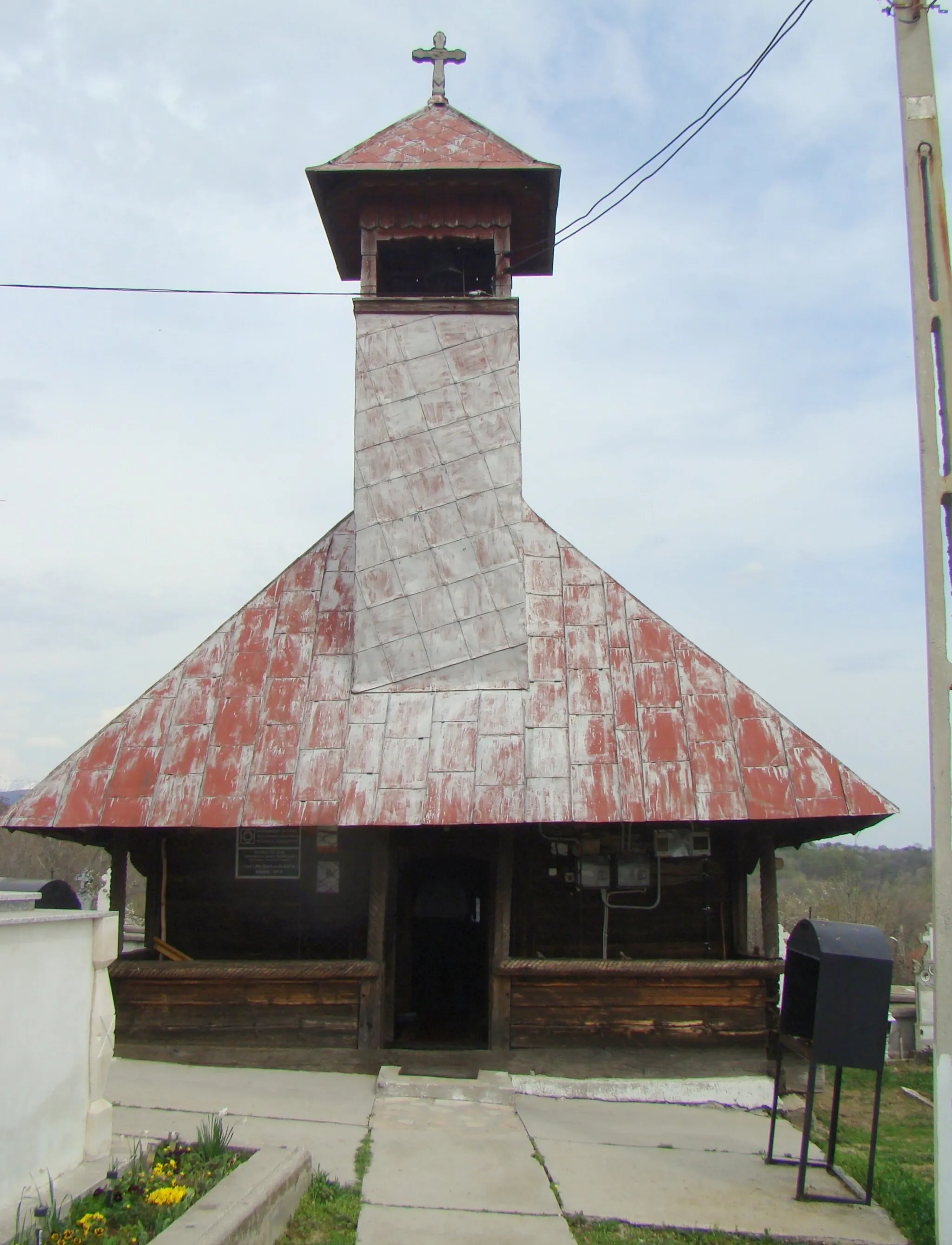 Photo showing: Wooden church in Horezu, Gorj county, Romania