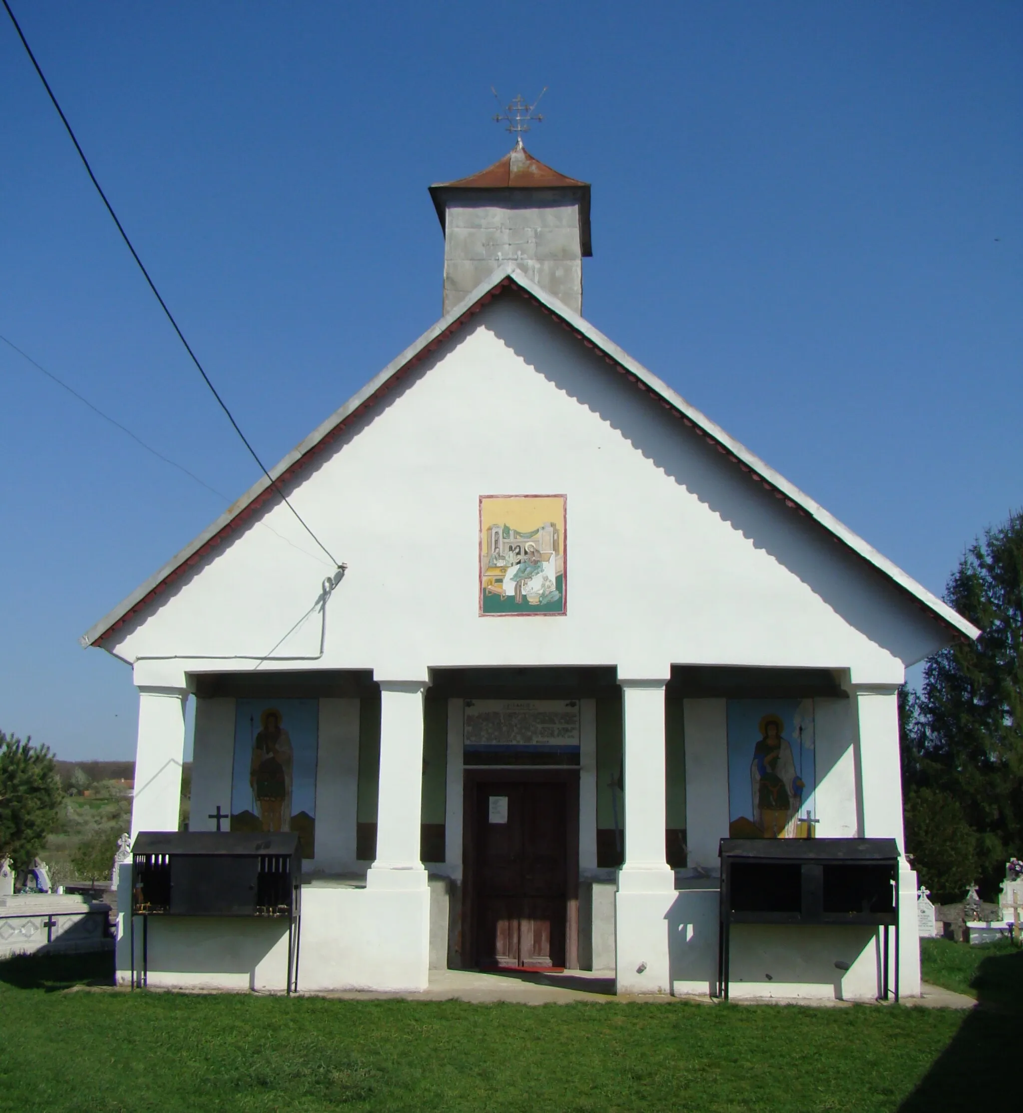 Photo showing: Wooden church in Cărbunești-Sat, Gorj county, Romania
