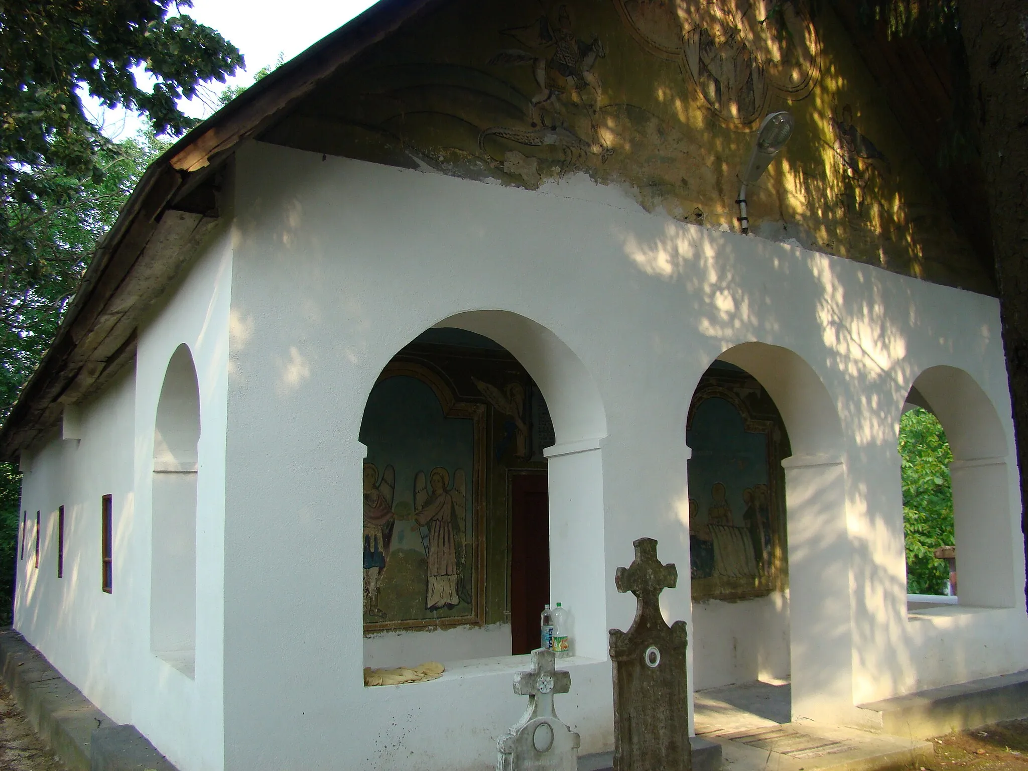 Photo showing: Biserica de lemn „Sf.Nicolae” din Câlcești, județul Gorj