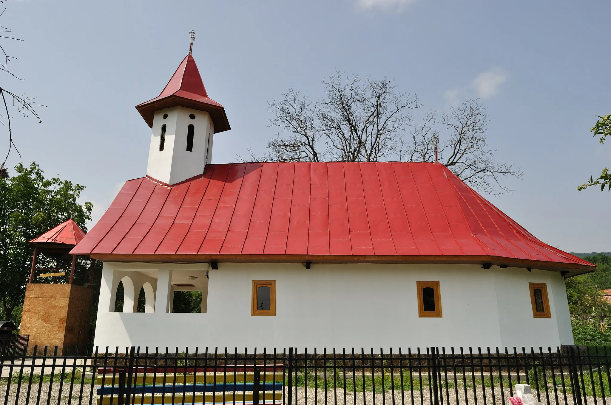 Photo showing: Biserica de lemn „Nașterea Maicii Domnului” din Văieni, Gorj