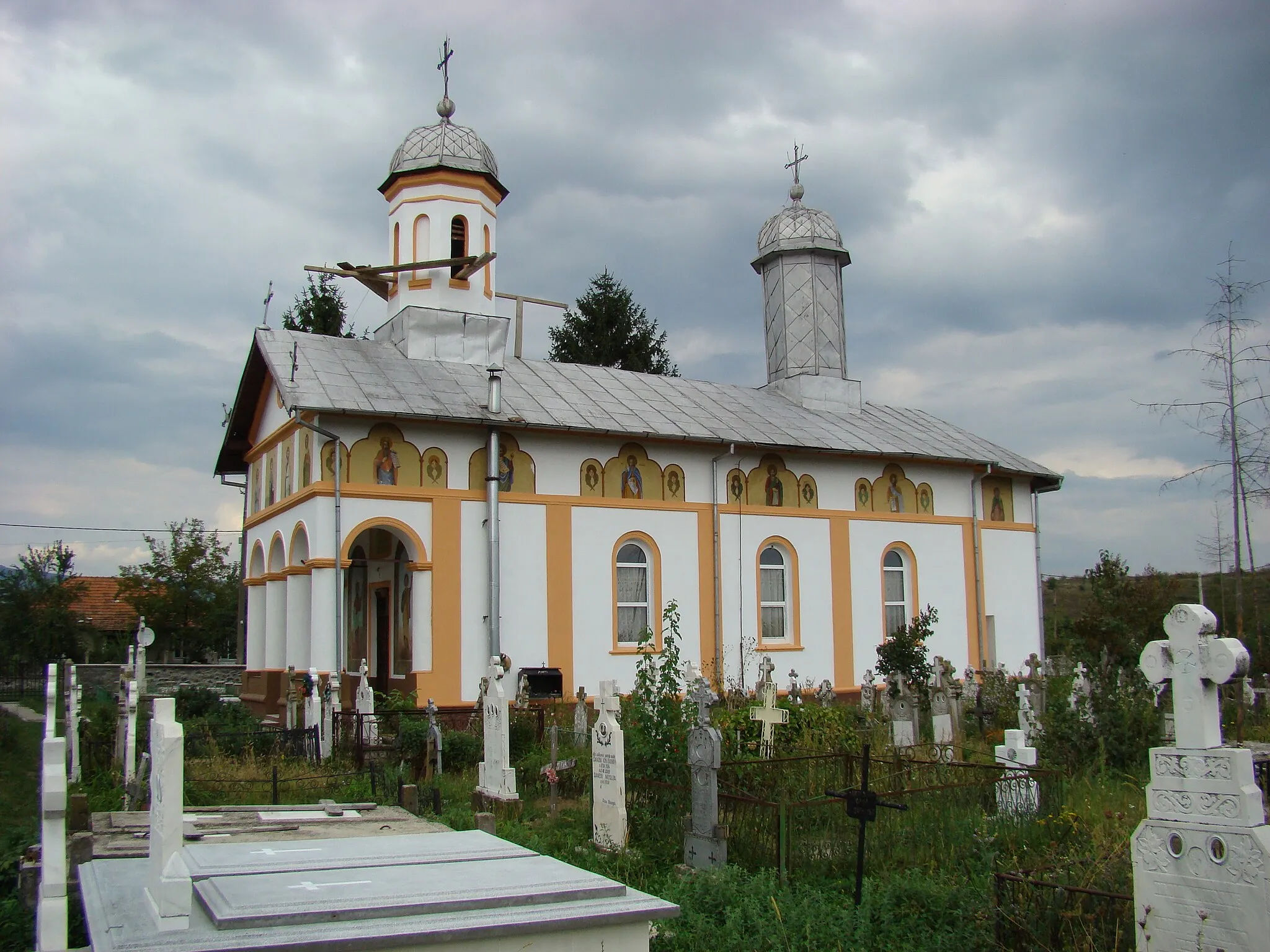 Photo showing: Biserica de zid, sat Sâmbotin, județul Gorj
