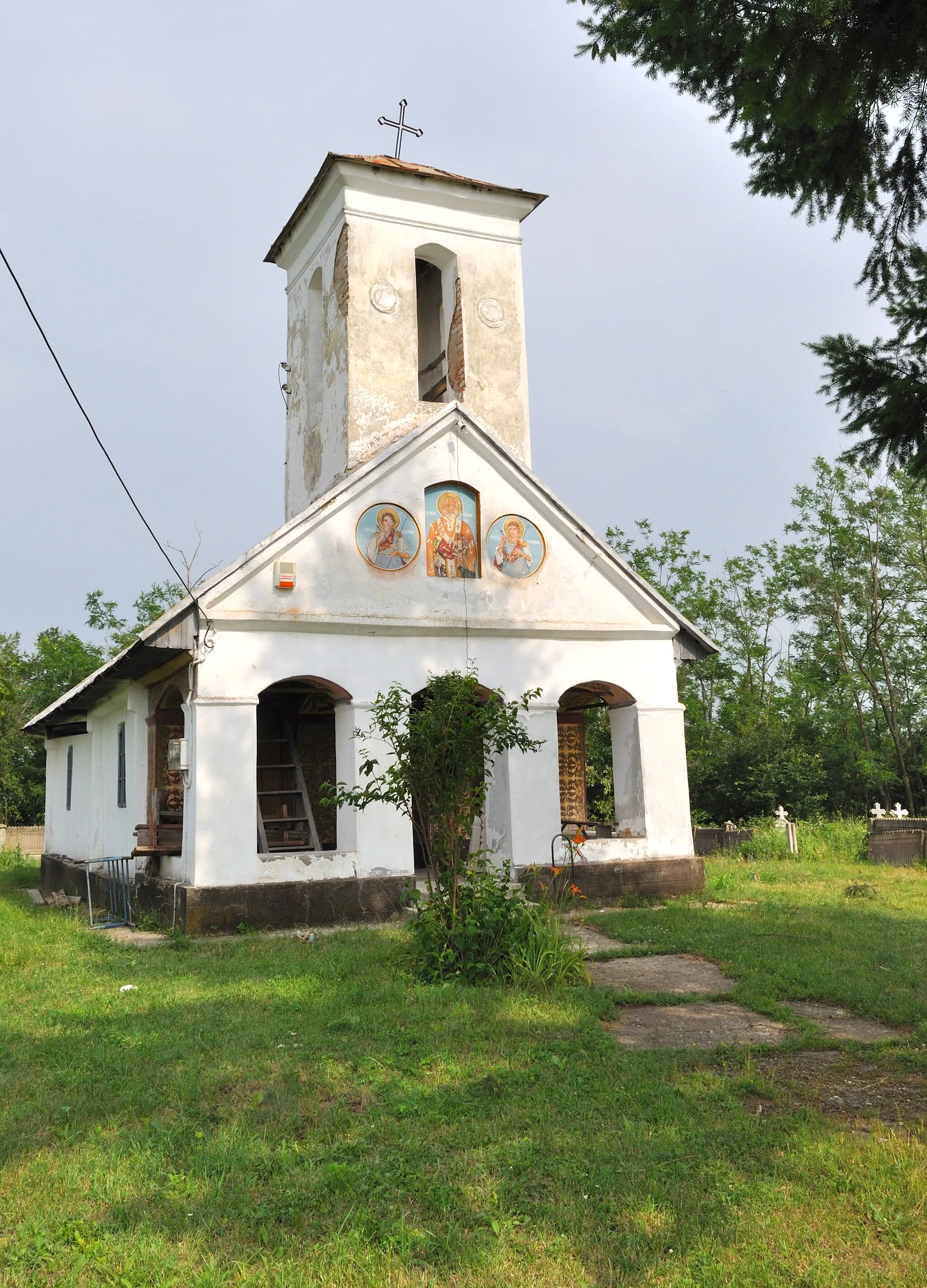 Photo showing: Biserica de lemn „Sf.Nicolae” din Meriș, județul Mehedinți