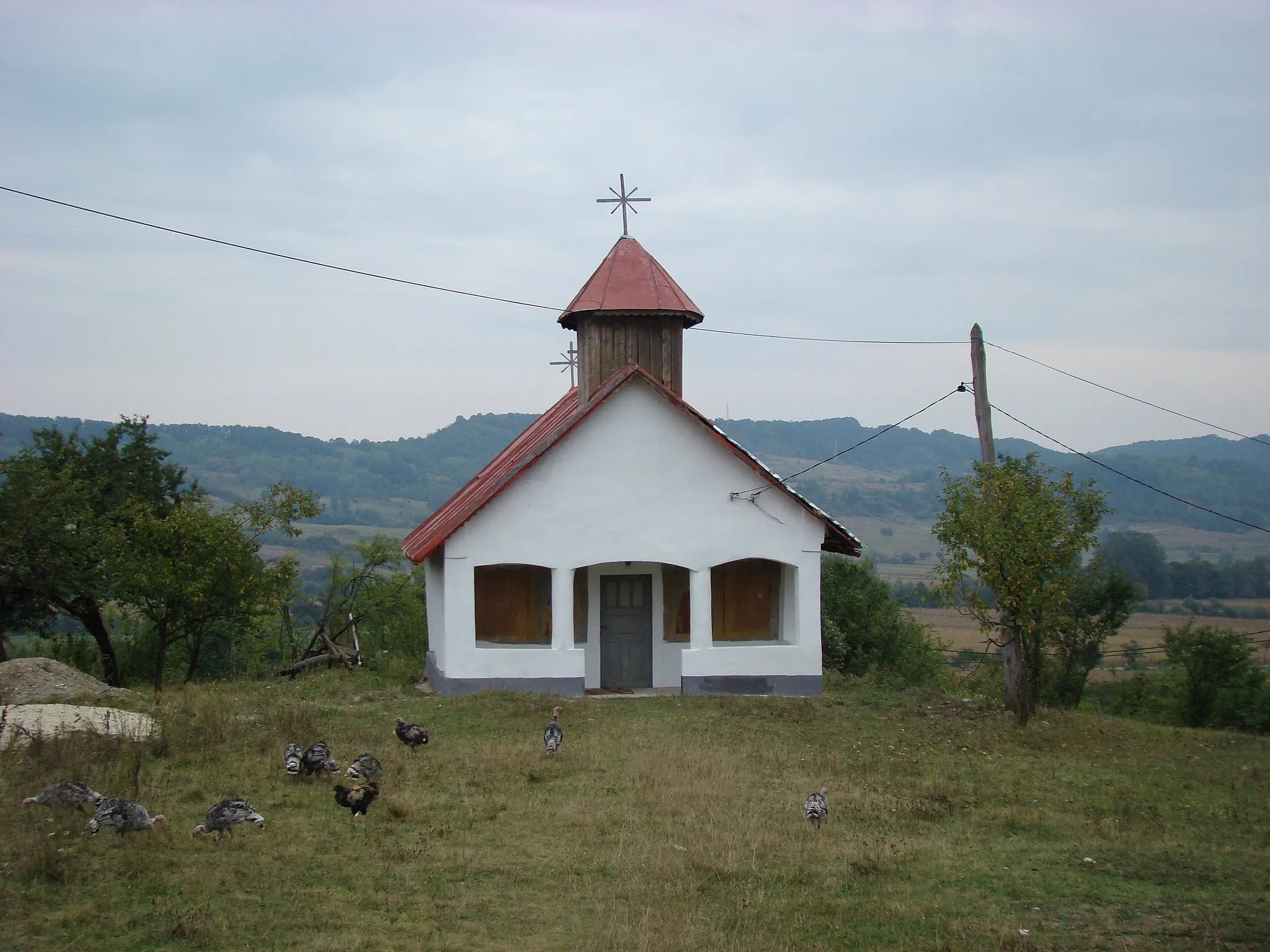 Photo showing: Biserica de lemn „Nașterea Maicii Domnului” Căzănești-Mehedinți