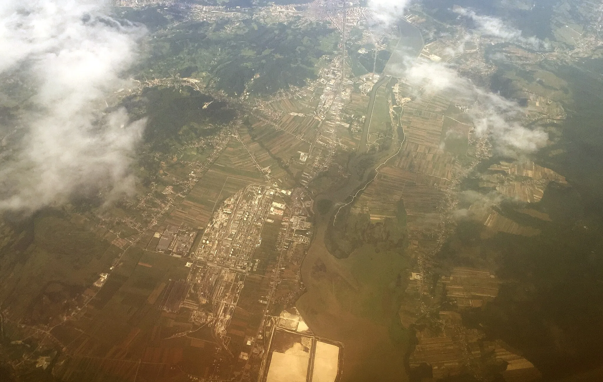 Photo showing: Aerial photograph of Halda se Steril in Romania