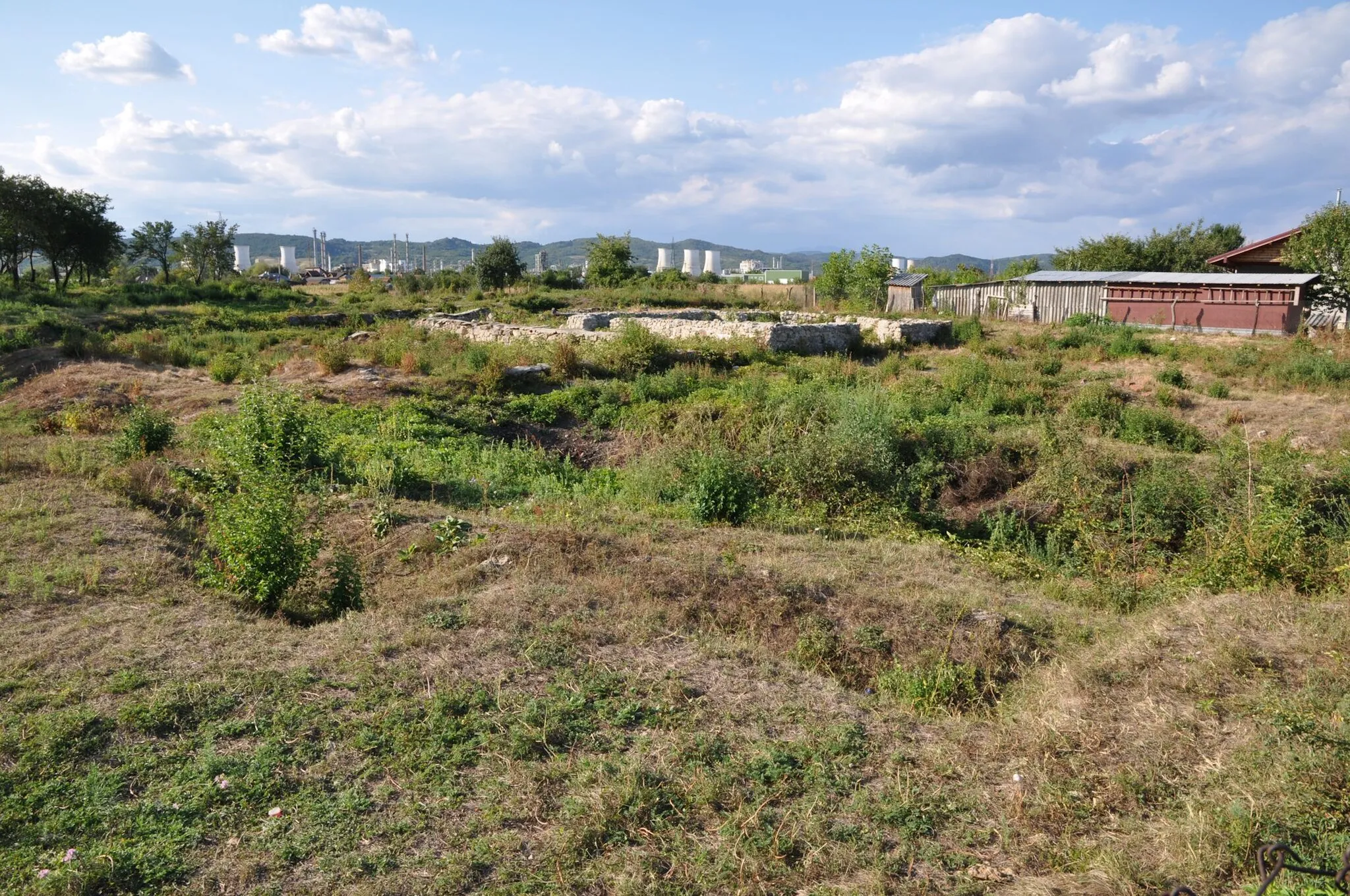 Photo showing: Castra Buridava from Stolniceni, Romania