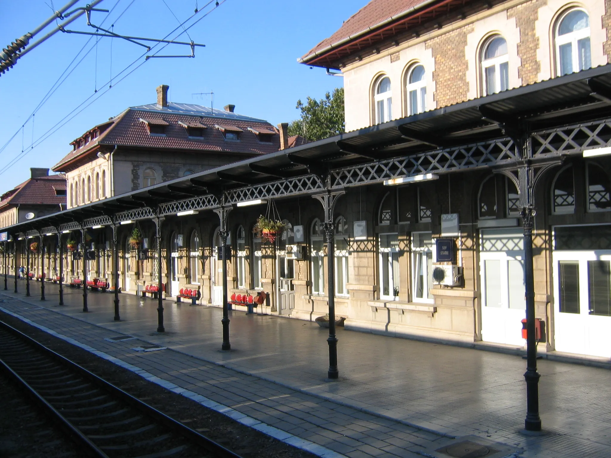 Photo showing: Curtici train station.