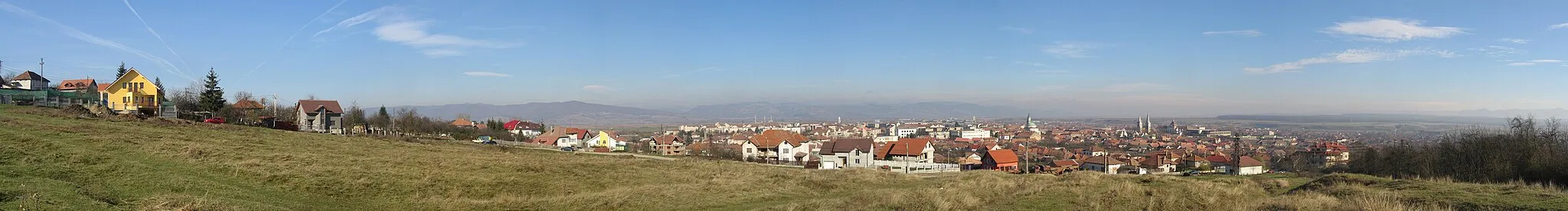 Photo showing: Photo taken from "Dealu Mic" hill