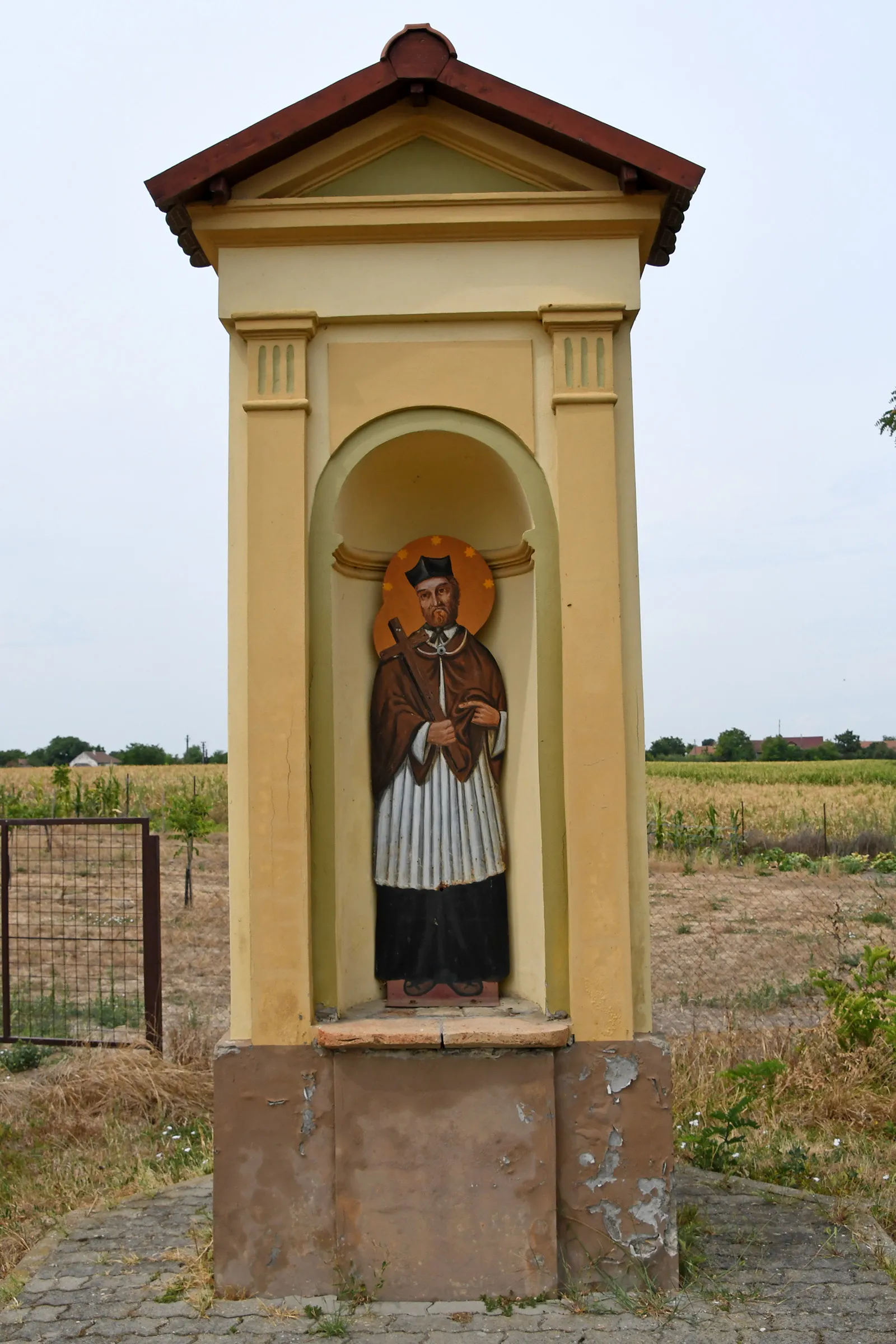 Photo showing: Saint John of Nepomuk shrine in Turnu, Romania