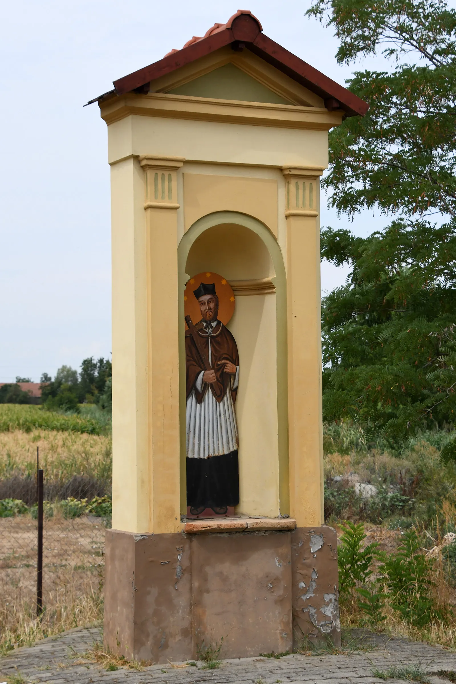 Photo showing: Saint John of Nepomuk shrine in Turnu, Romania