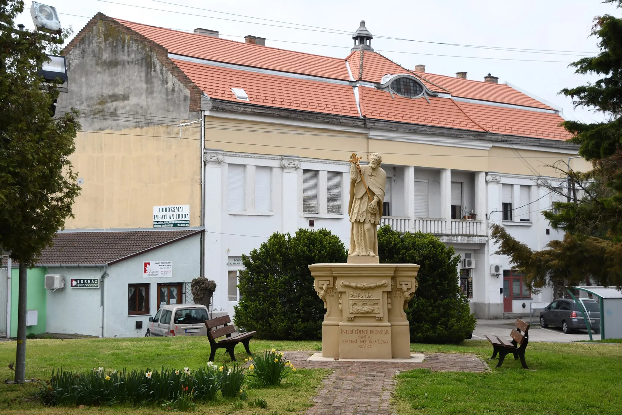 Photo showing: Statue of Saint John of Nepomuk in Kiskundorozsma, Szeged, Hungary
