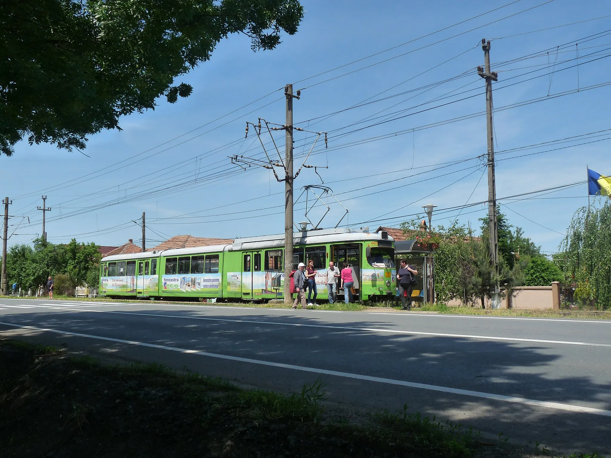 Photo showing: Trams in Mândruloc