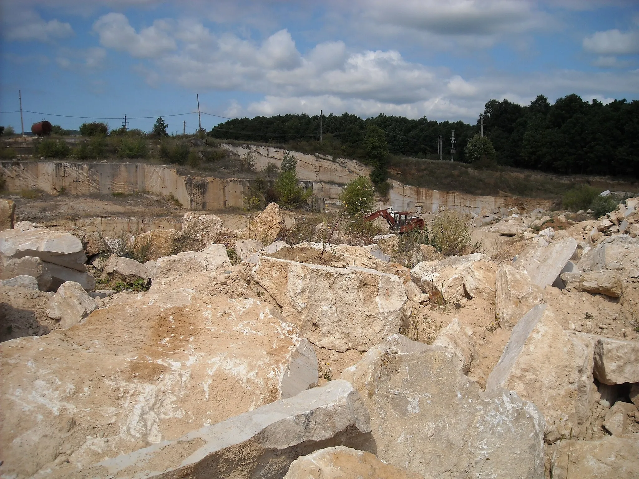 Photo showing: Limestone quarry in Geoagiu