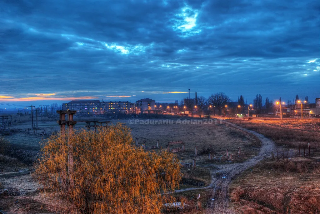 Photo showing: Timisoara - Sunset over the district Freidorf