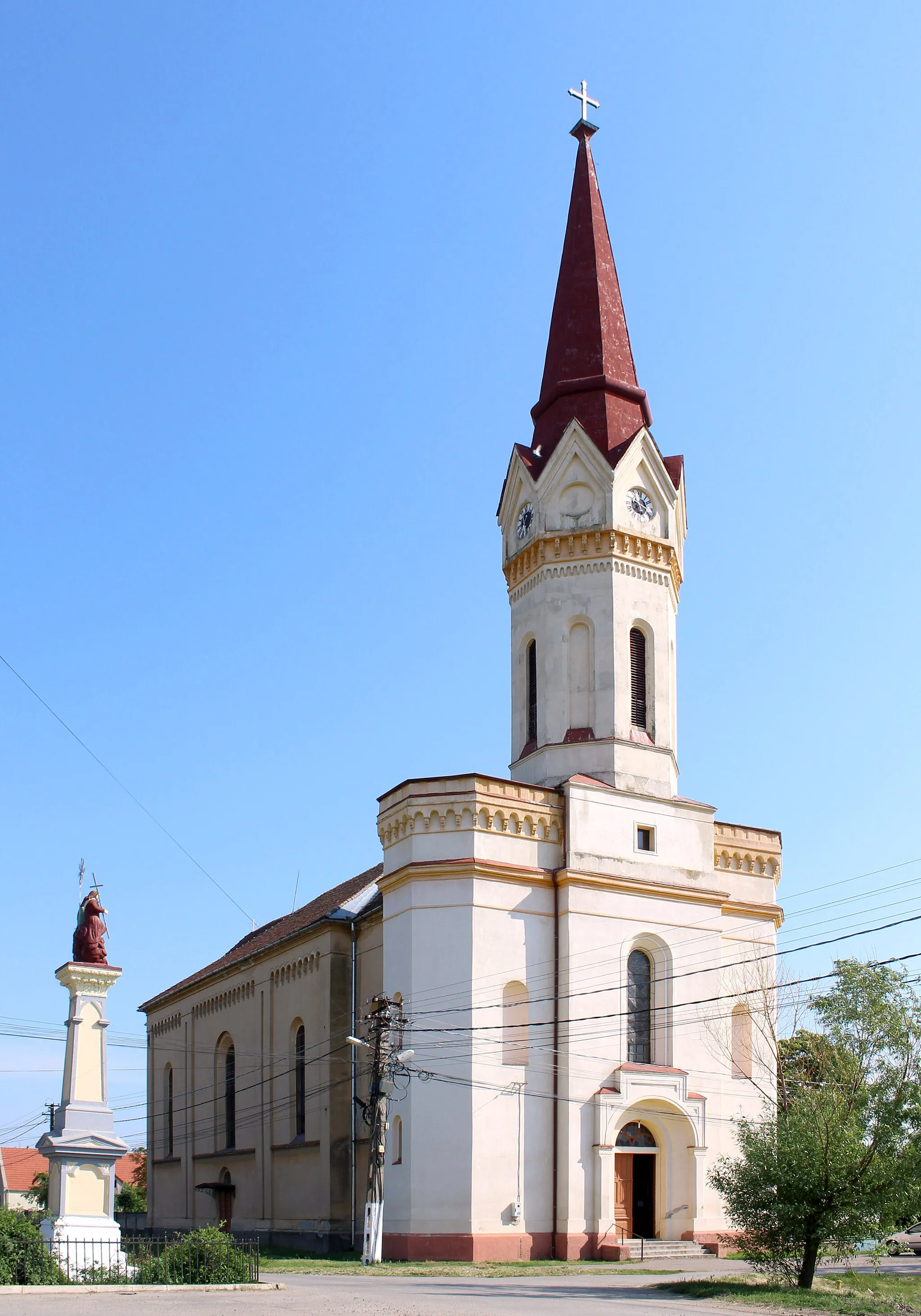 Photo showing: Church "The Birth of St. John the Baptist" in Zădăreni, Romania.