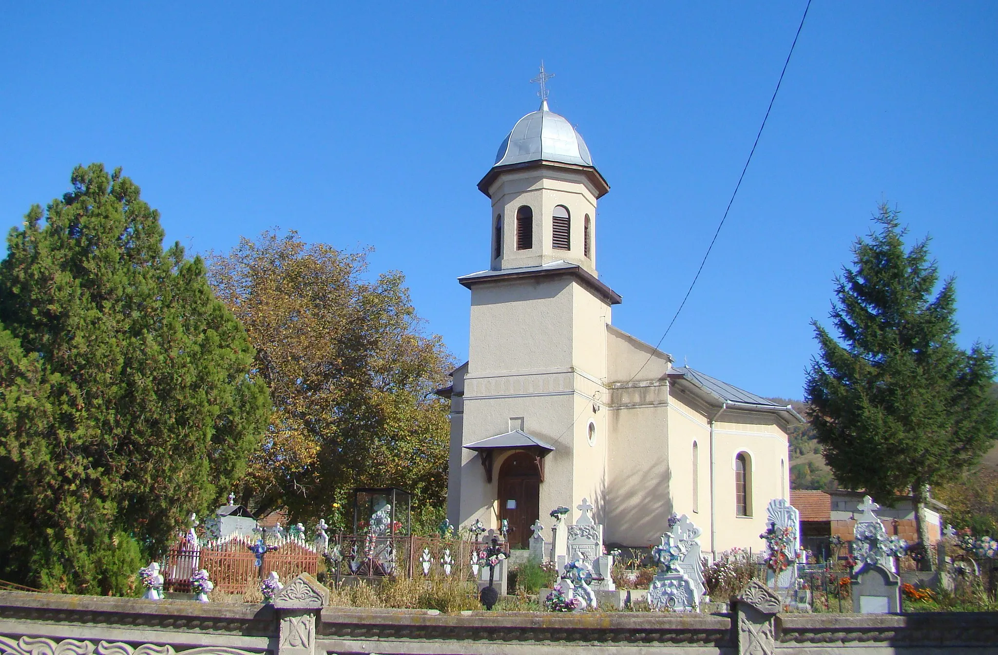 Photo showing: Church of the Annunciation in Gânțaga, Hunedoaracounty, Romania